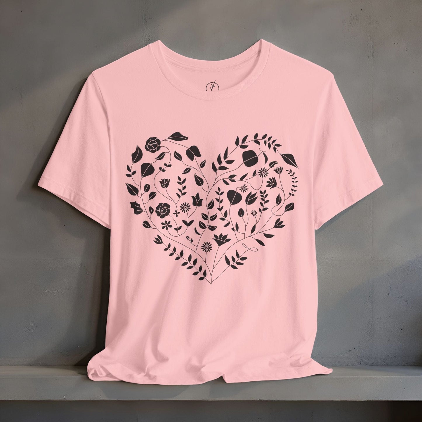 Inked Floral Heart T-Shirt