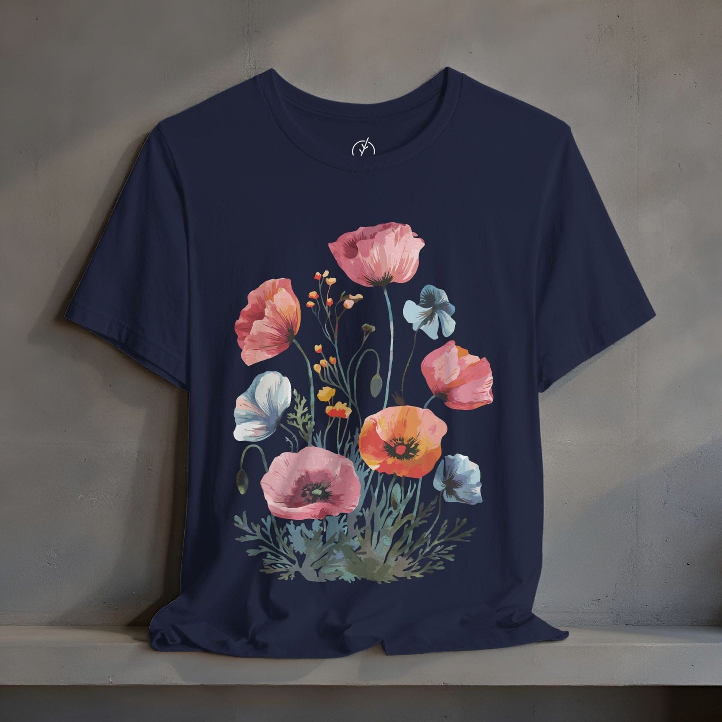 Pastel Poppy Bouquet T-Shirt