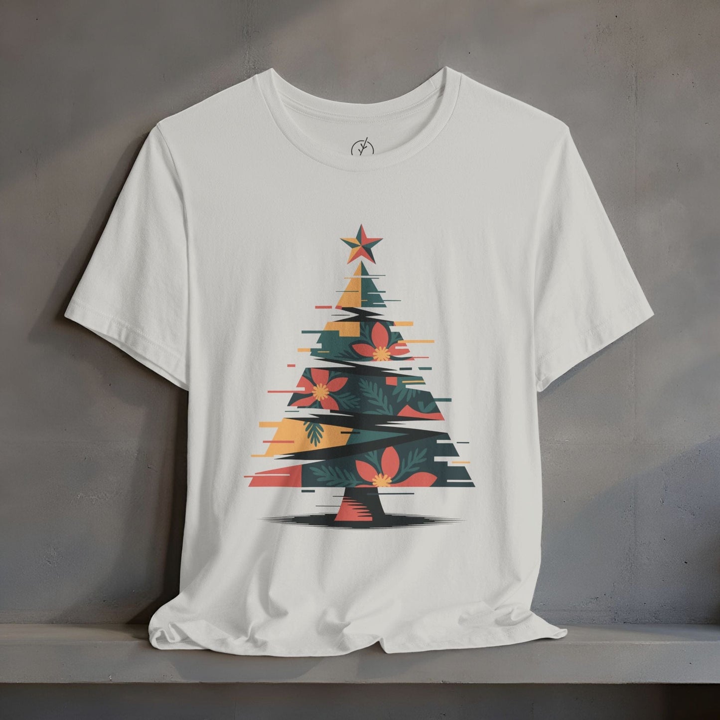 Digital Glitch Tree T-Shirt
