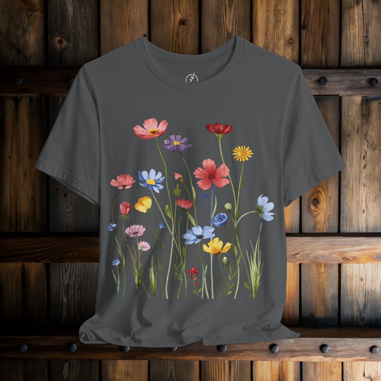 Rainbow Meadow Blooms T-Shirt