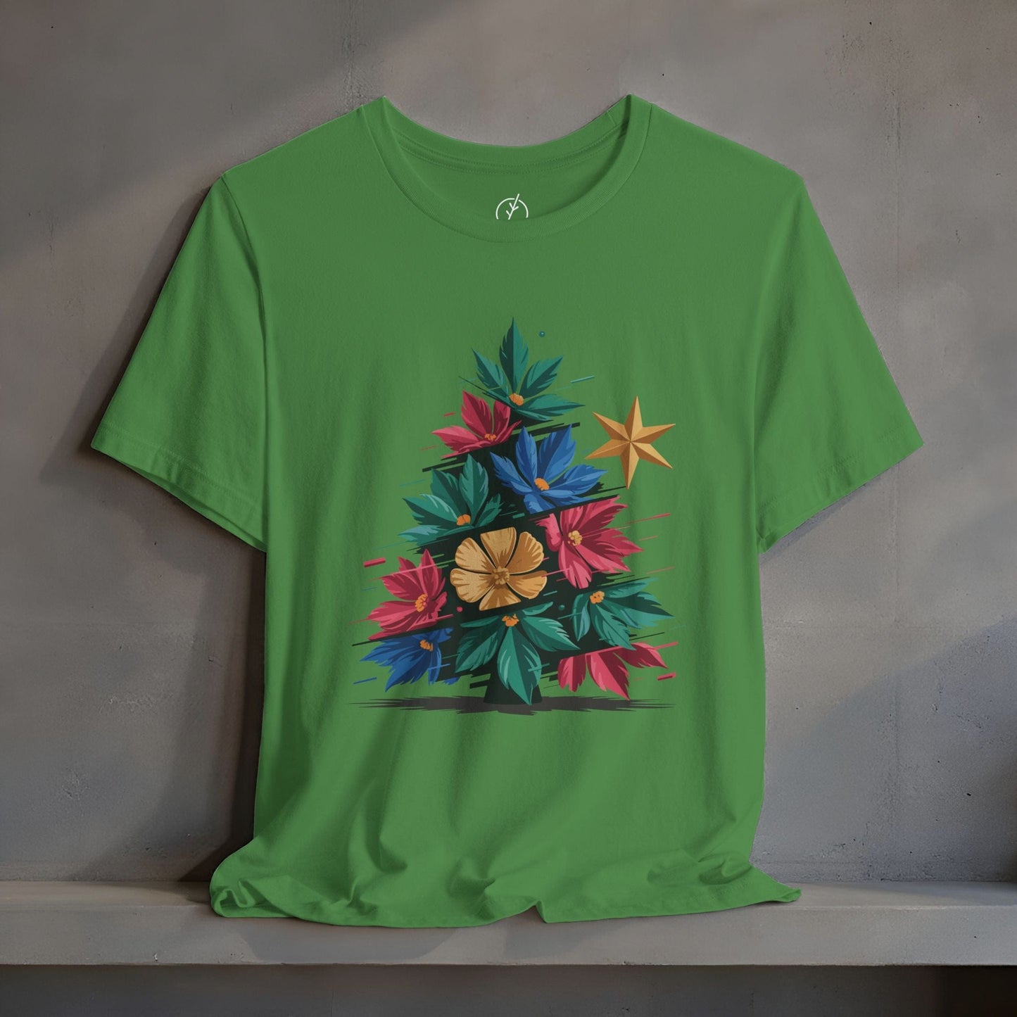 Glitch Floral Tree T-Shirt