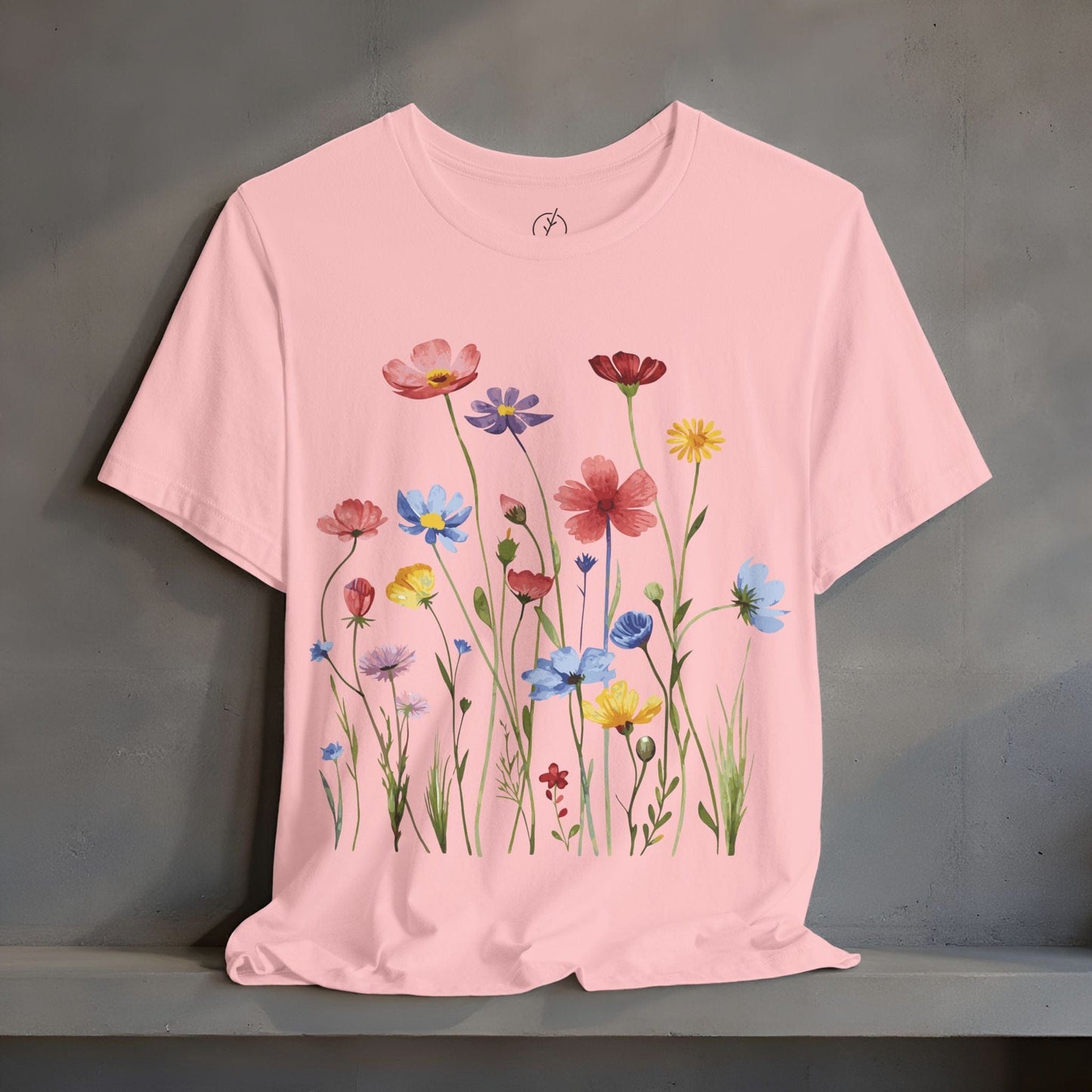 Rainbow Meadow Blooms T-Shirt