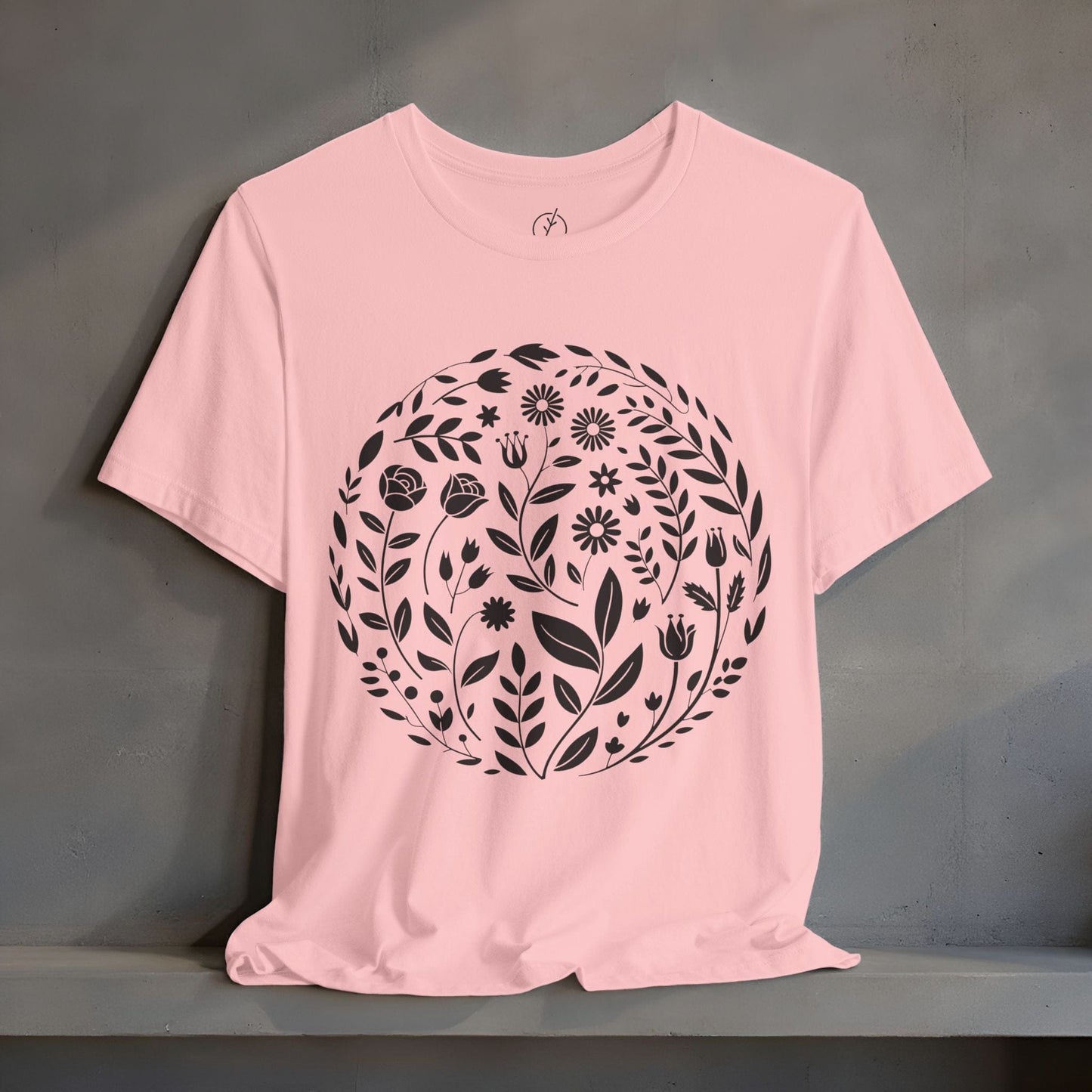Inked Botanical Circle T-Shirt