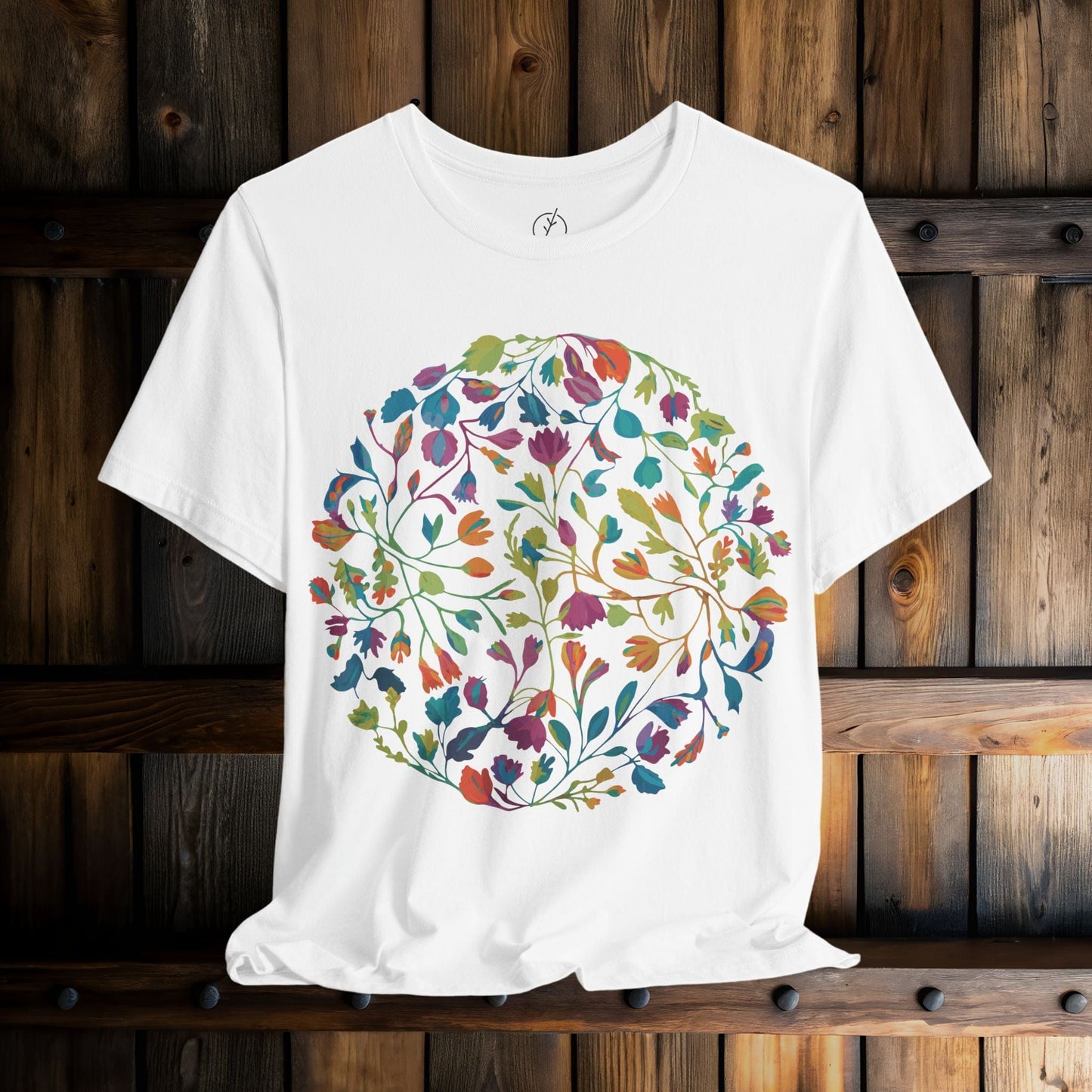 Prismatic Botanical Circle T-Shirt