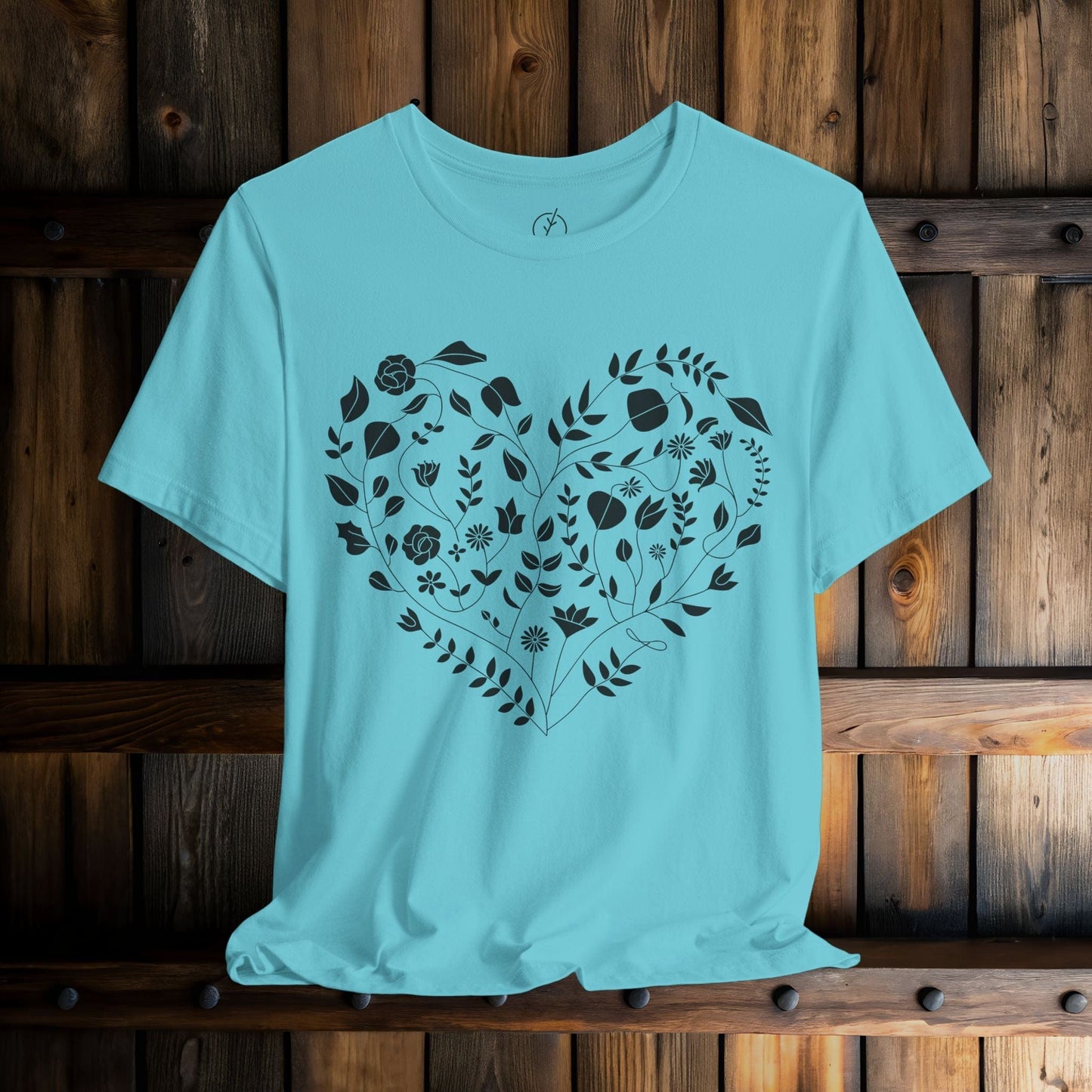 Inked Floral Heart T-Shirt