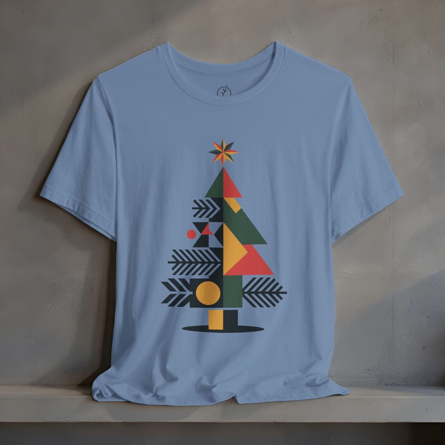 Cubist Geometry Tree T-Shirt