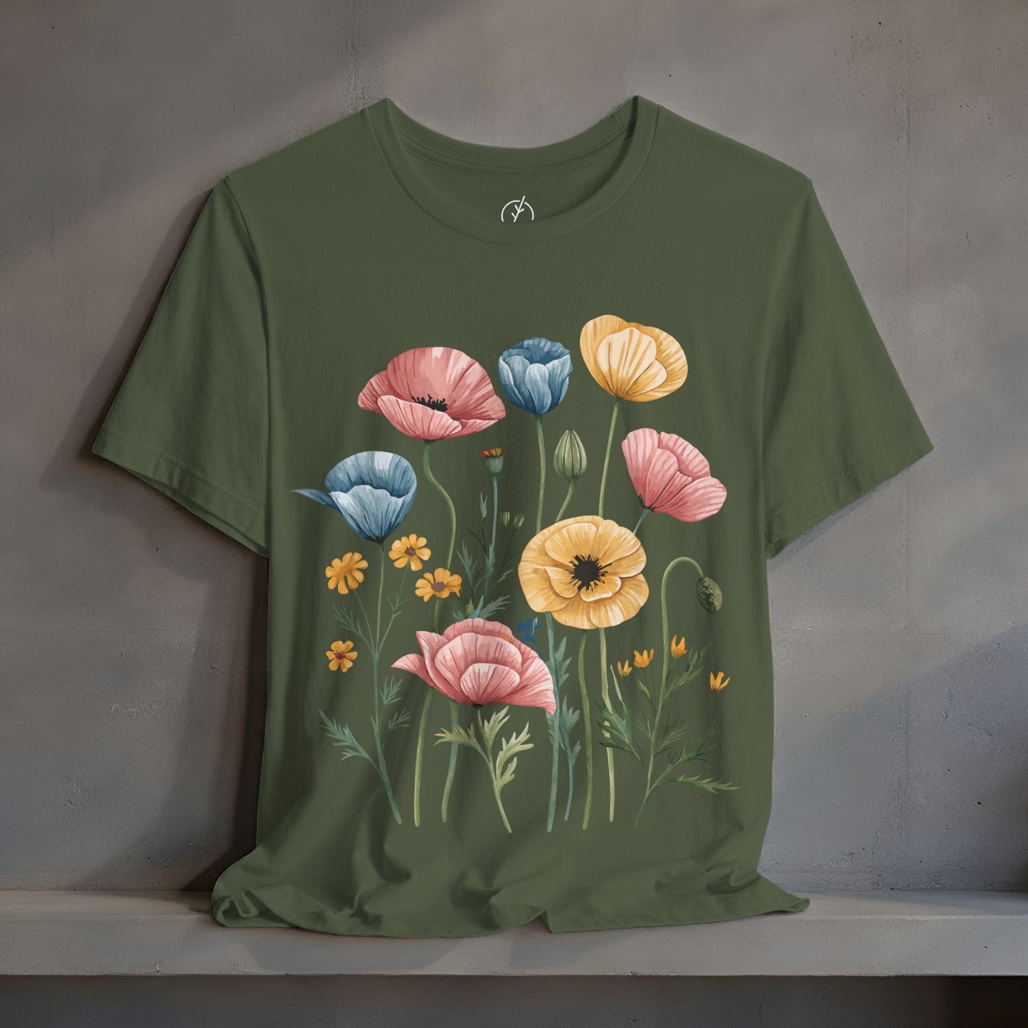 Sunny Poppy Garden T-Shirt