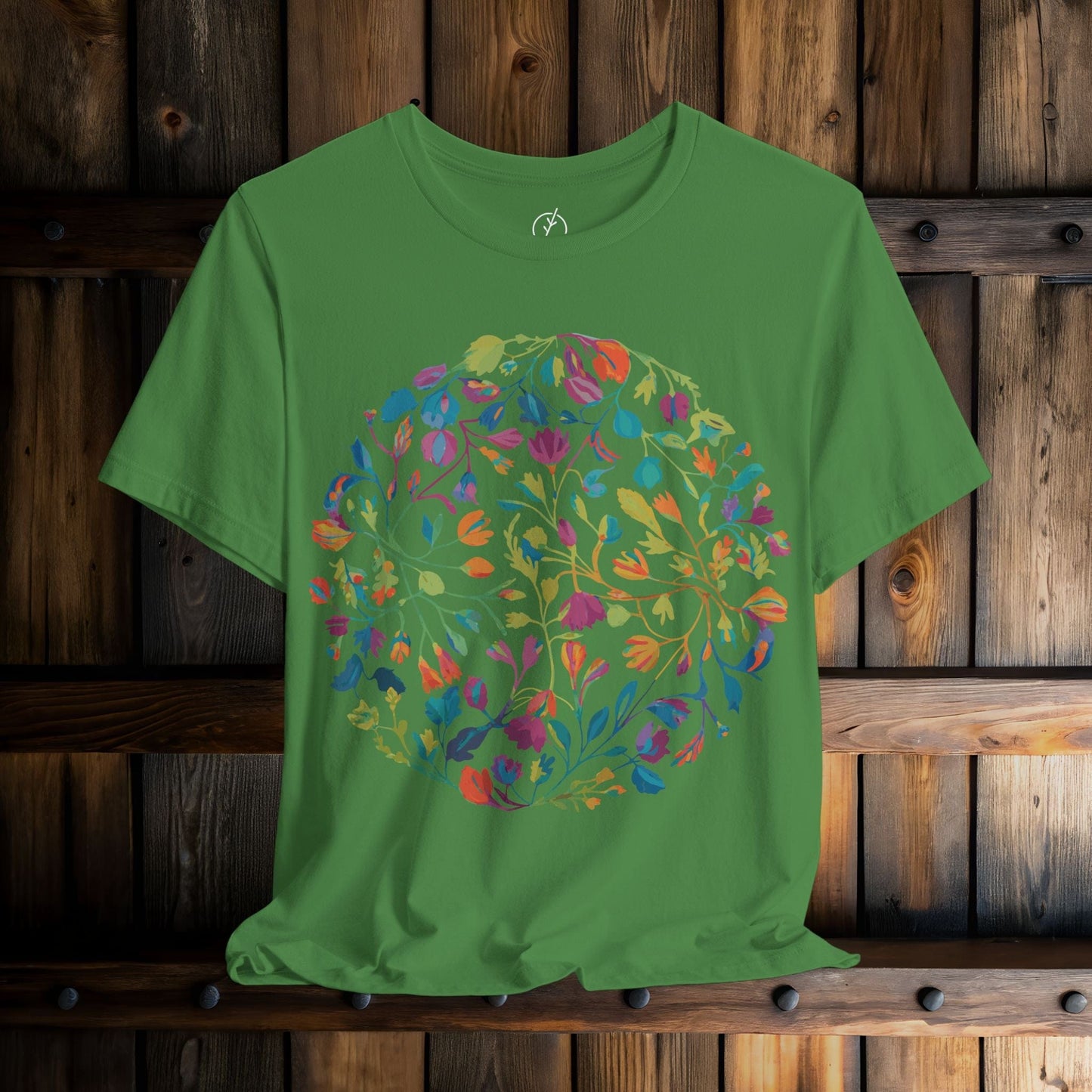Prismatic Botanical Circle T-Shirt