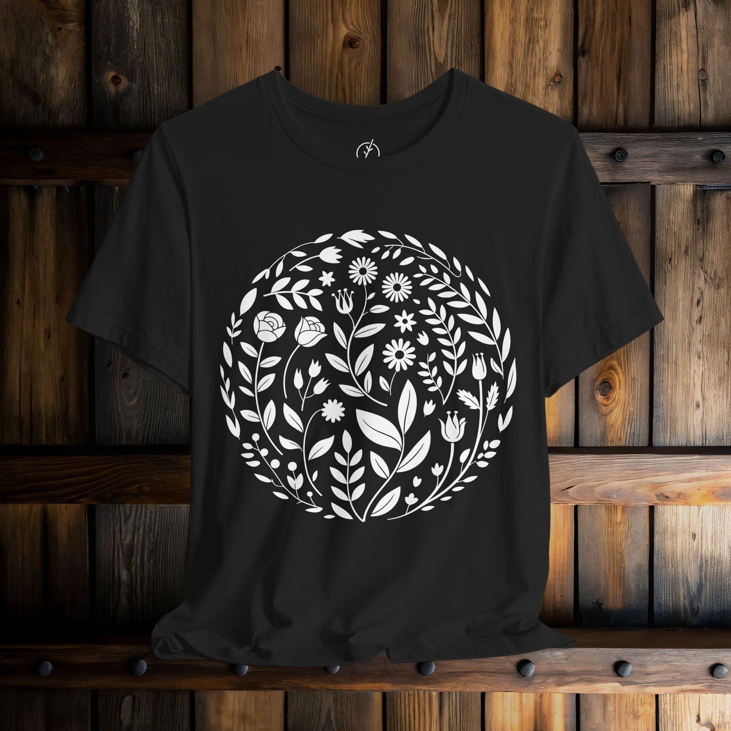 Inked Botanical Circle T-Shirt