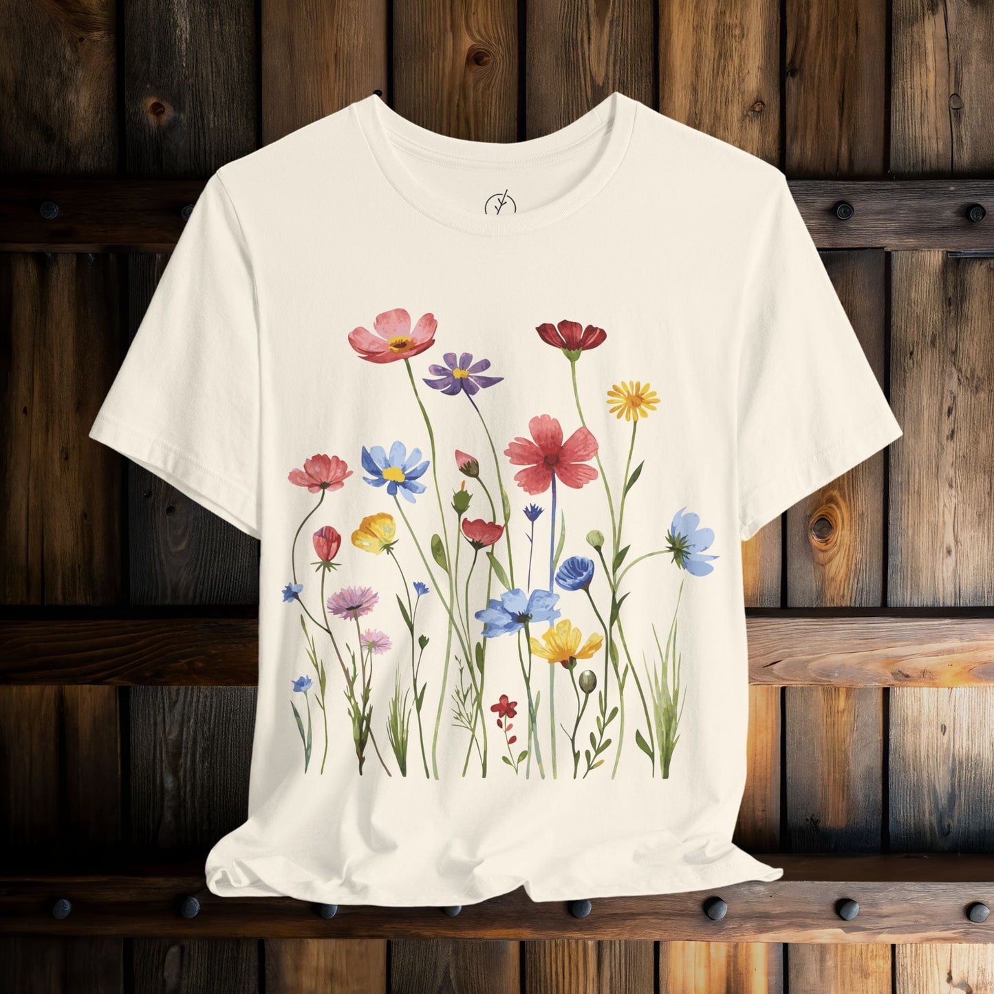 Rainbow Meadow Blooms T-Shirt