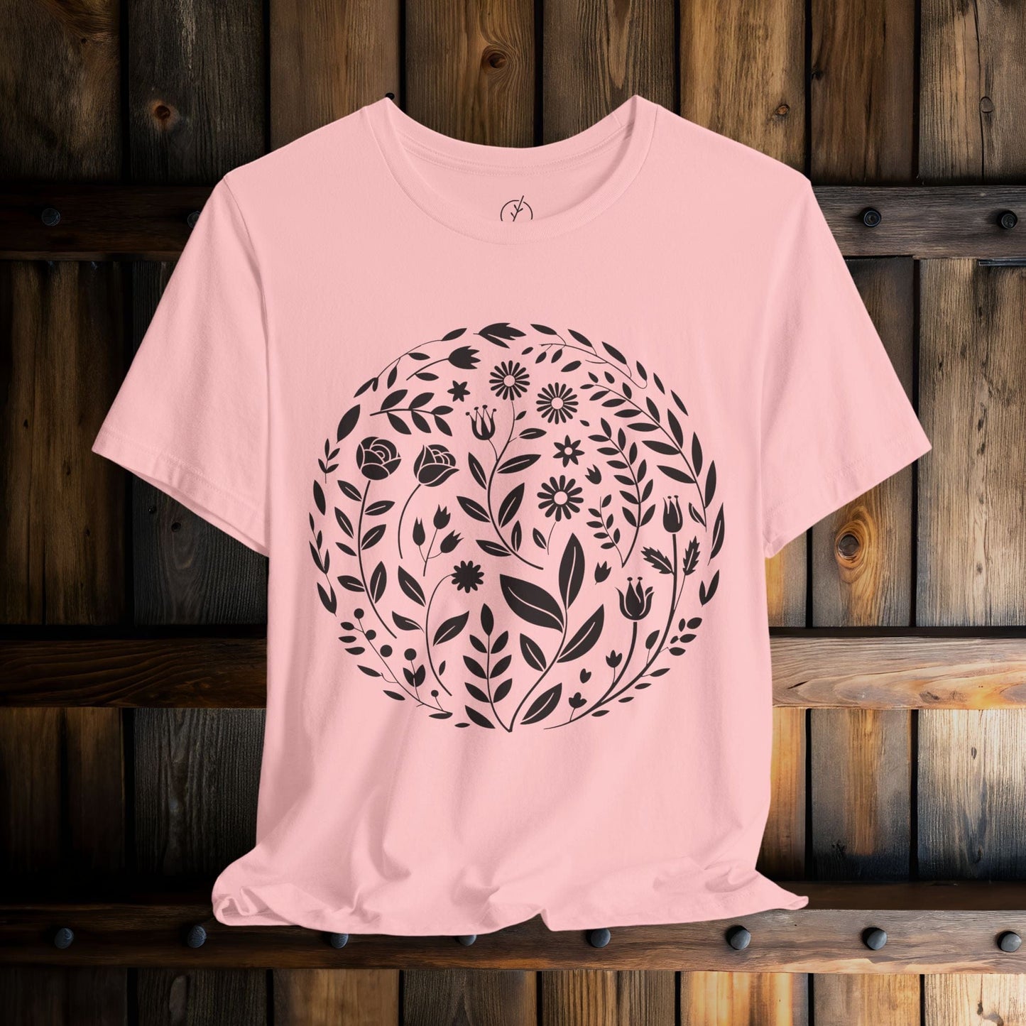 Inked Botanical Circle T-Shirt