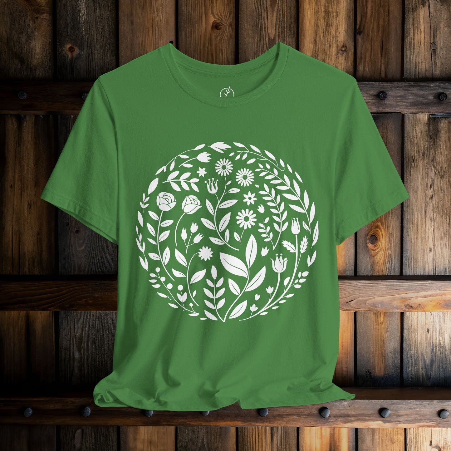 Inked Botanical Circle T-Shirt
