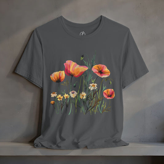 Wild Poppy Meadow T-Shirt