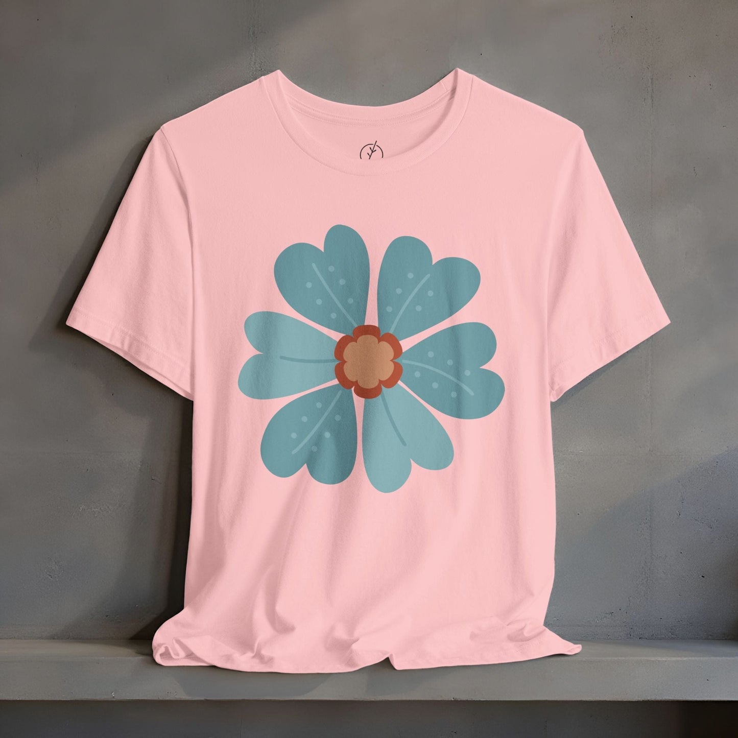 Teal Petal Medallion T-Shirt