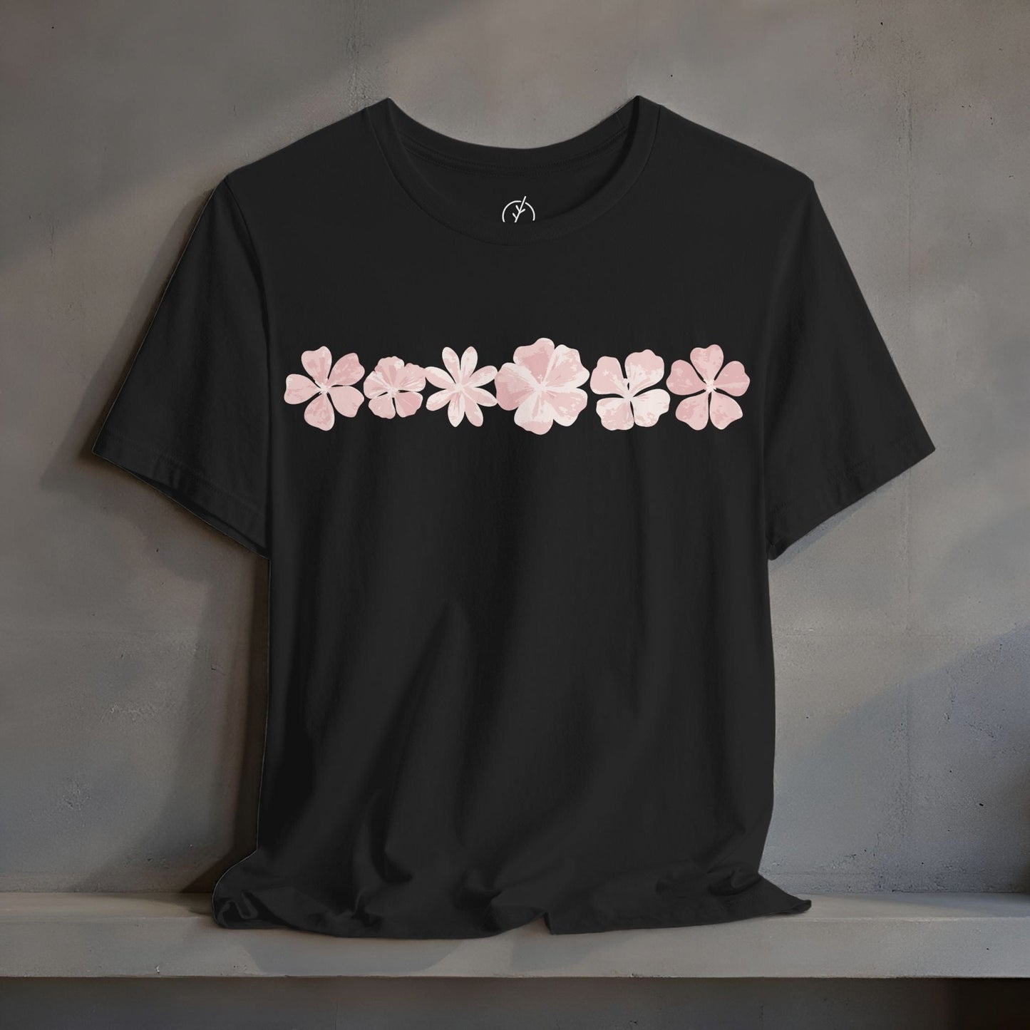 Blush Blossom Border T-Shirt