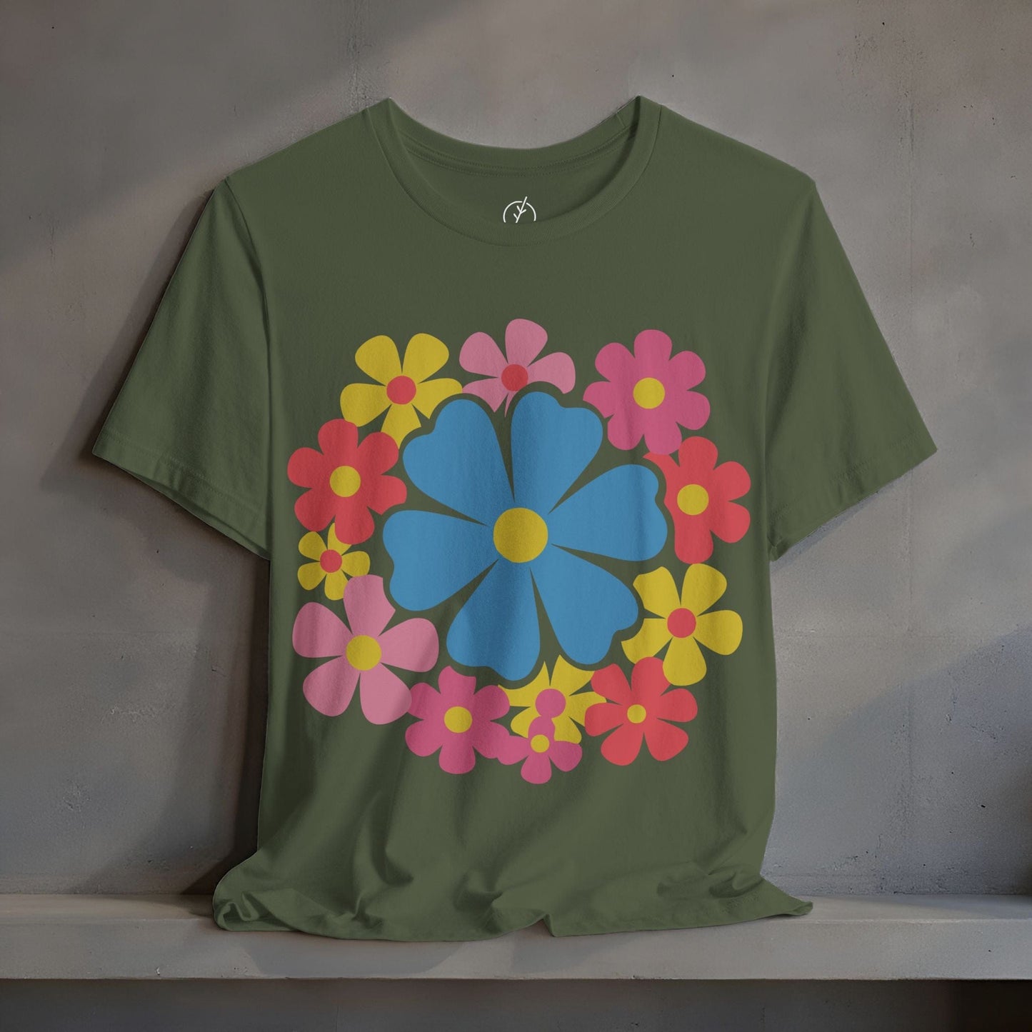 Flower Power Daisy Circle T-Shirt