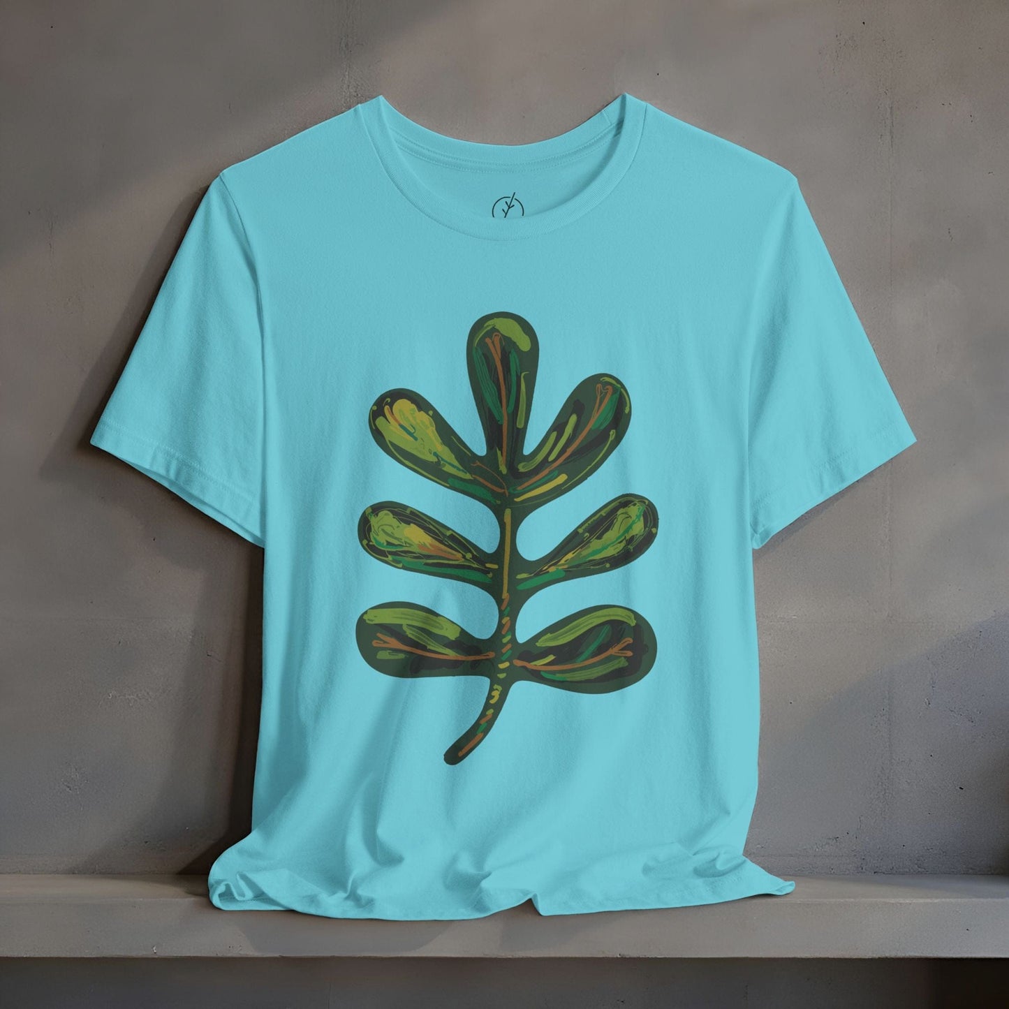Verdant Totem Leaf T-Shirt