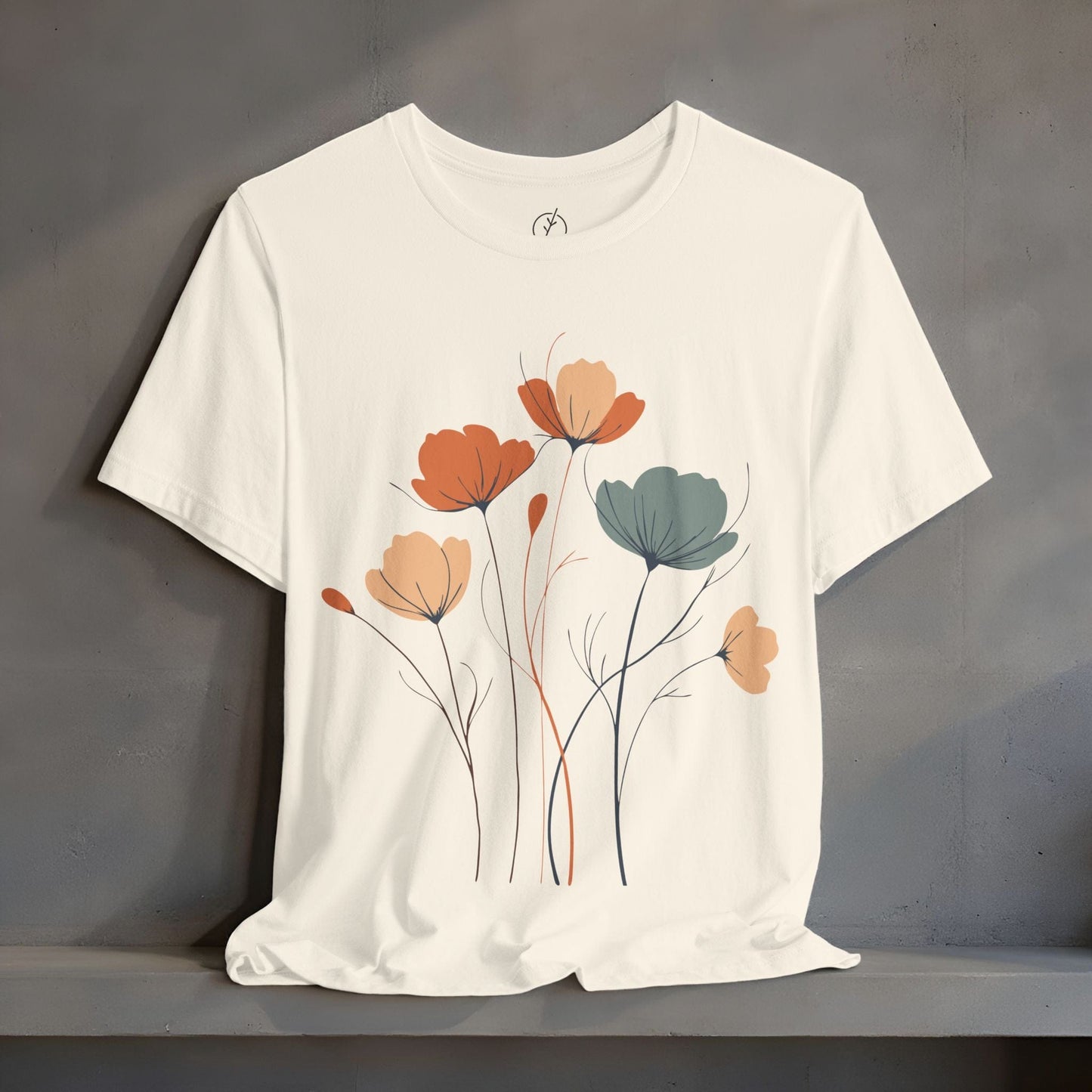 Airy Line Blossoms T-Shirt