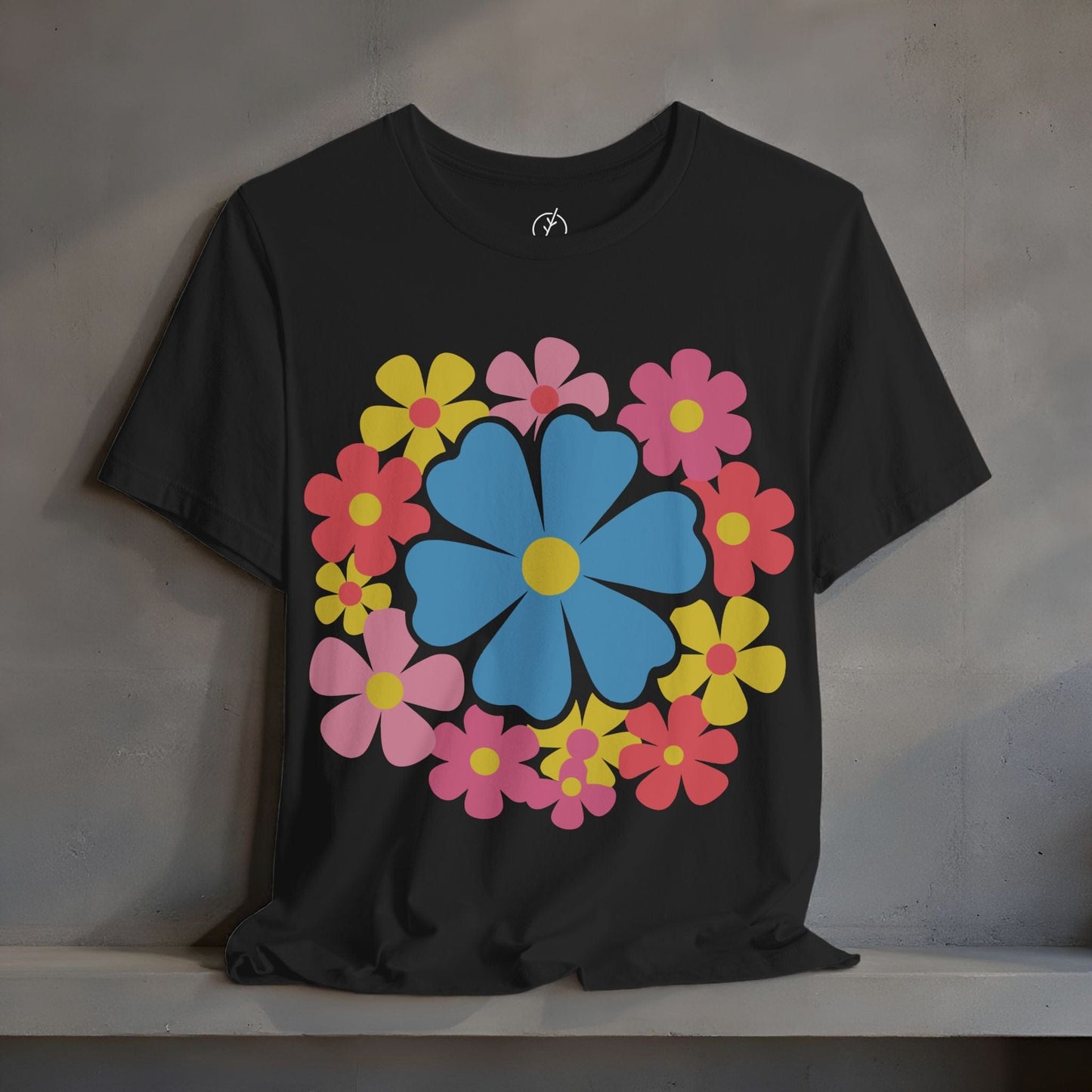 Flower Power Daisy Circle T-Shirt