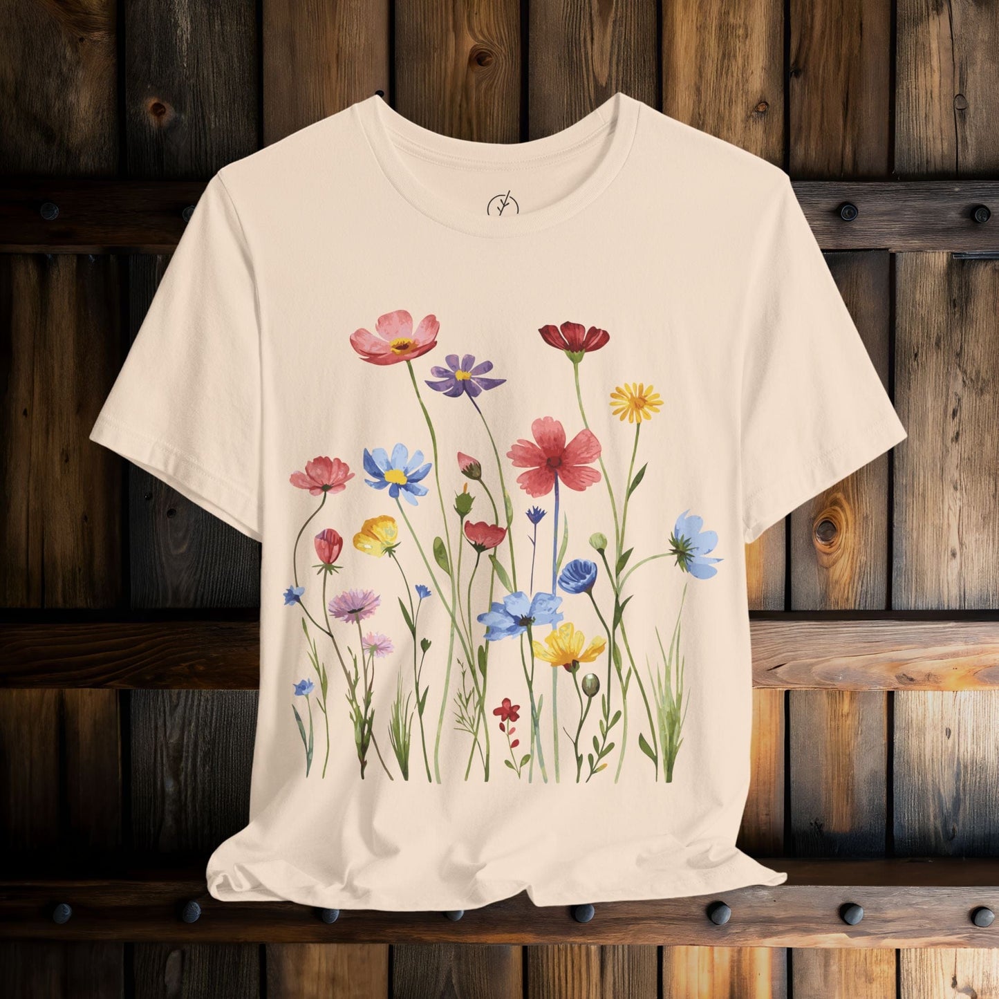 Rainbow Meadow Blooms T-Shirt
