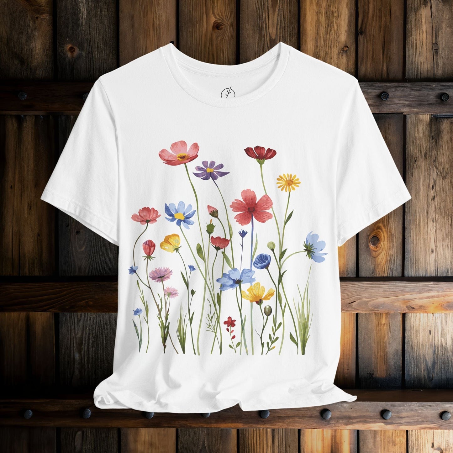 Rainbow Meadow Blooms T-Shirt