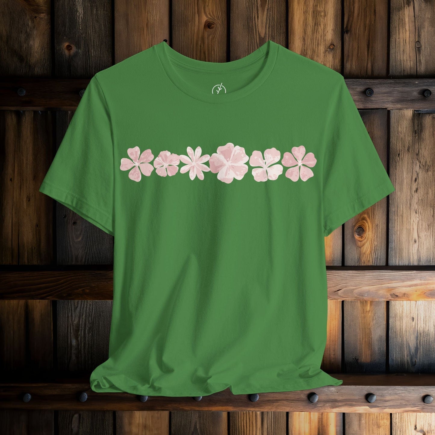 Blush Blossom Border T-Shirt