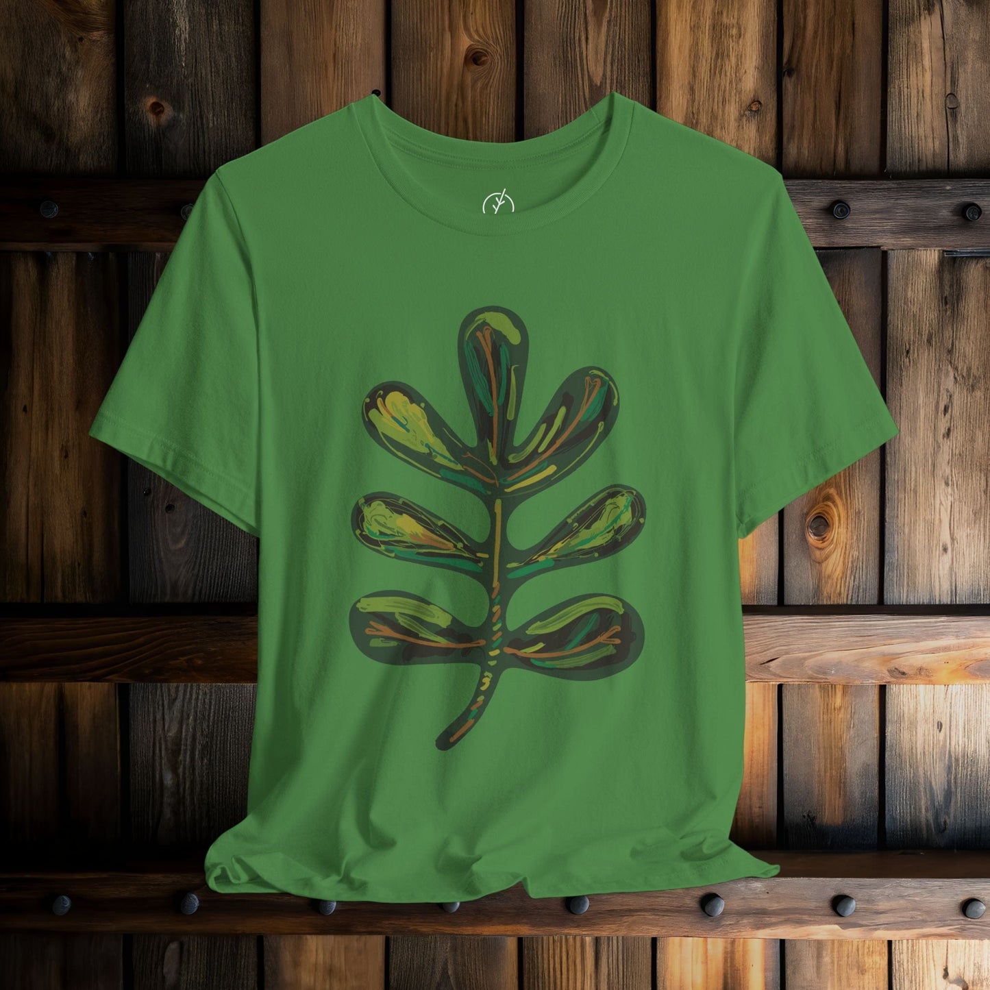 Verdant Totem Leaf T-Shirt