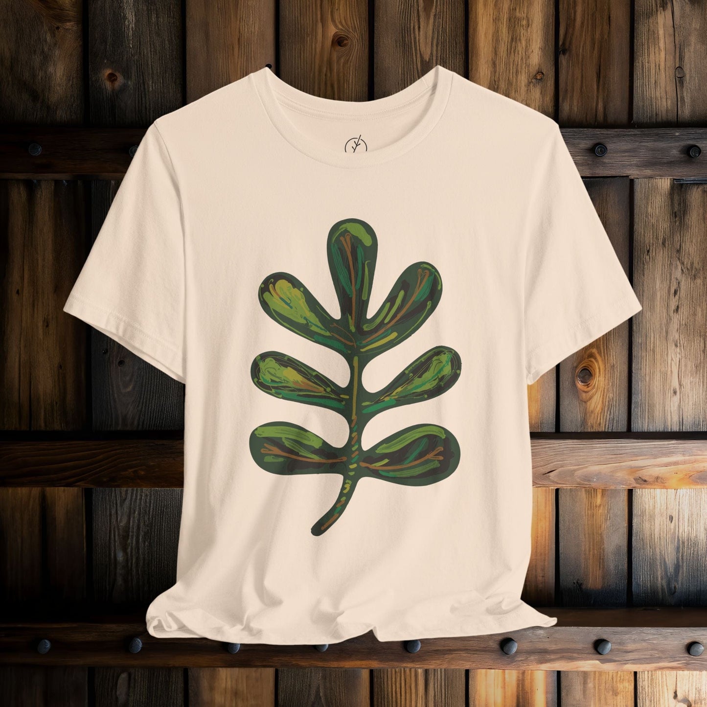 Verdant Totem Leaf T-Shirt