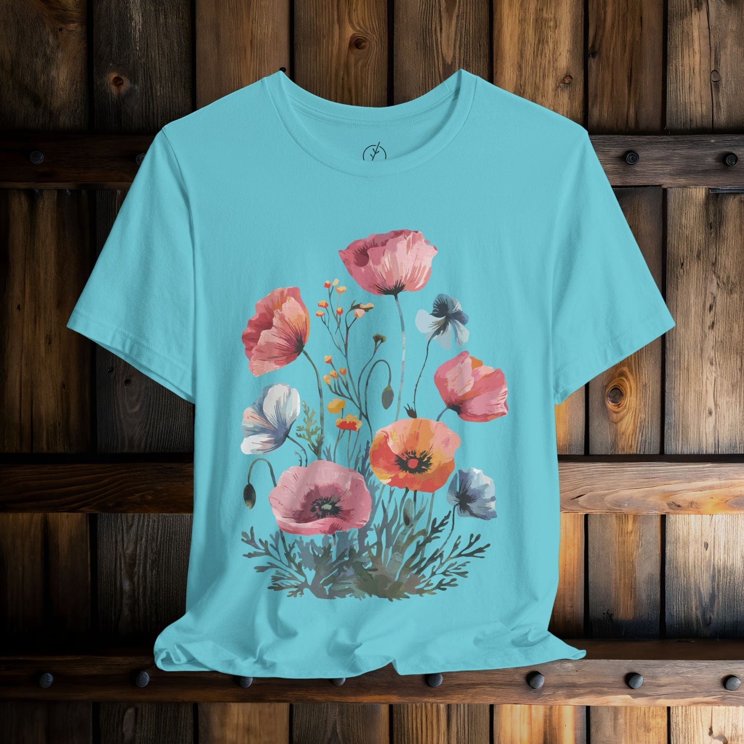 Pastel Poppy Bouquet T-Shirt