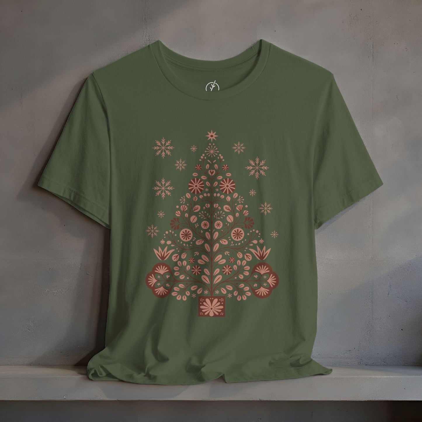 Scandi Folk Tree T-Shirt