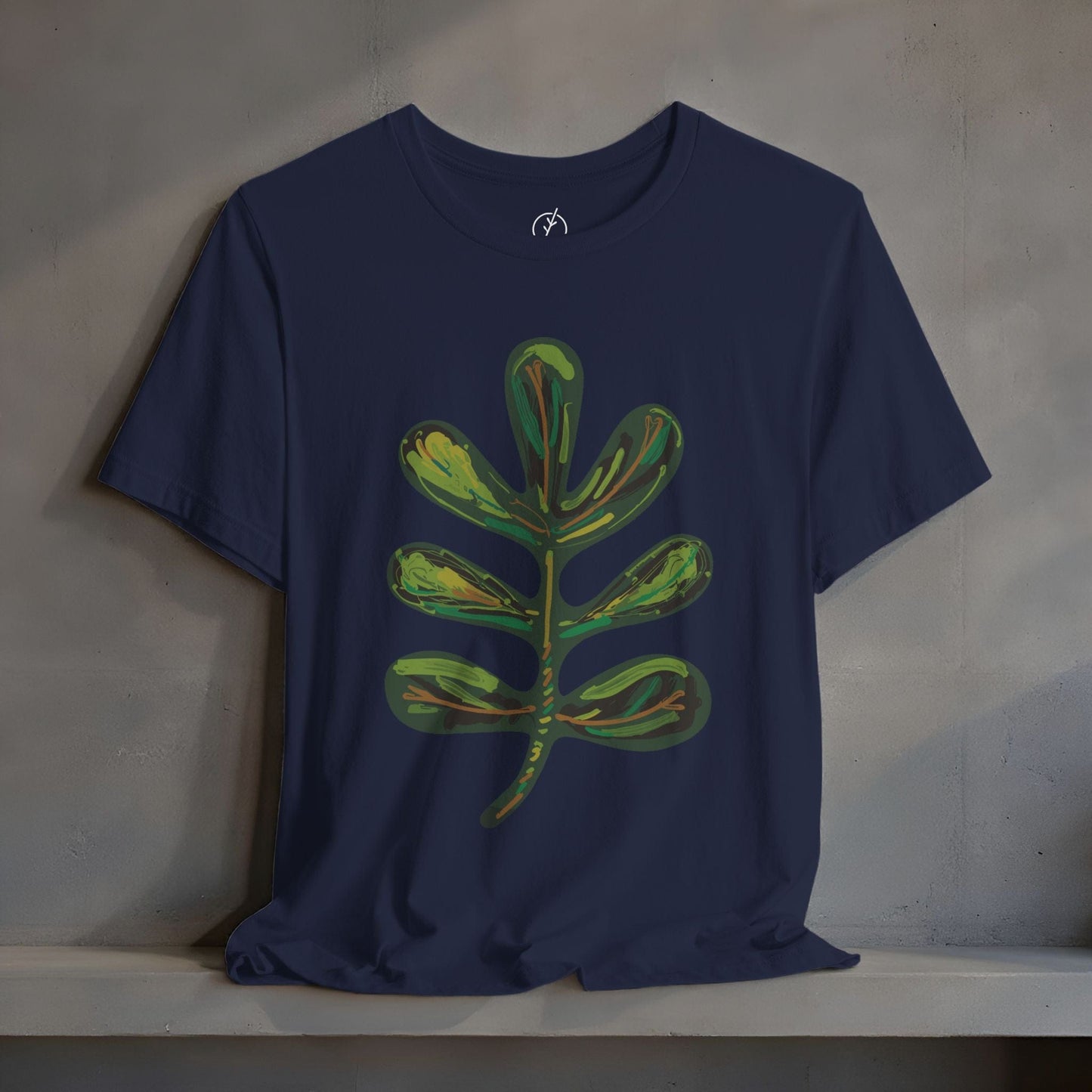 Verdant Totem Leaf T-Shirt