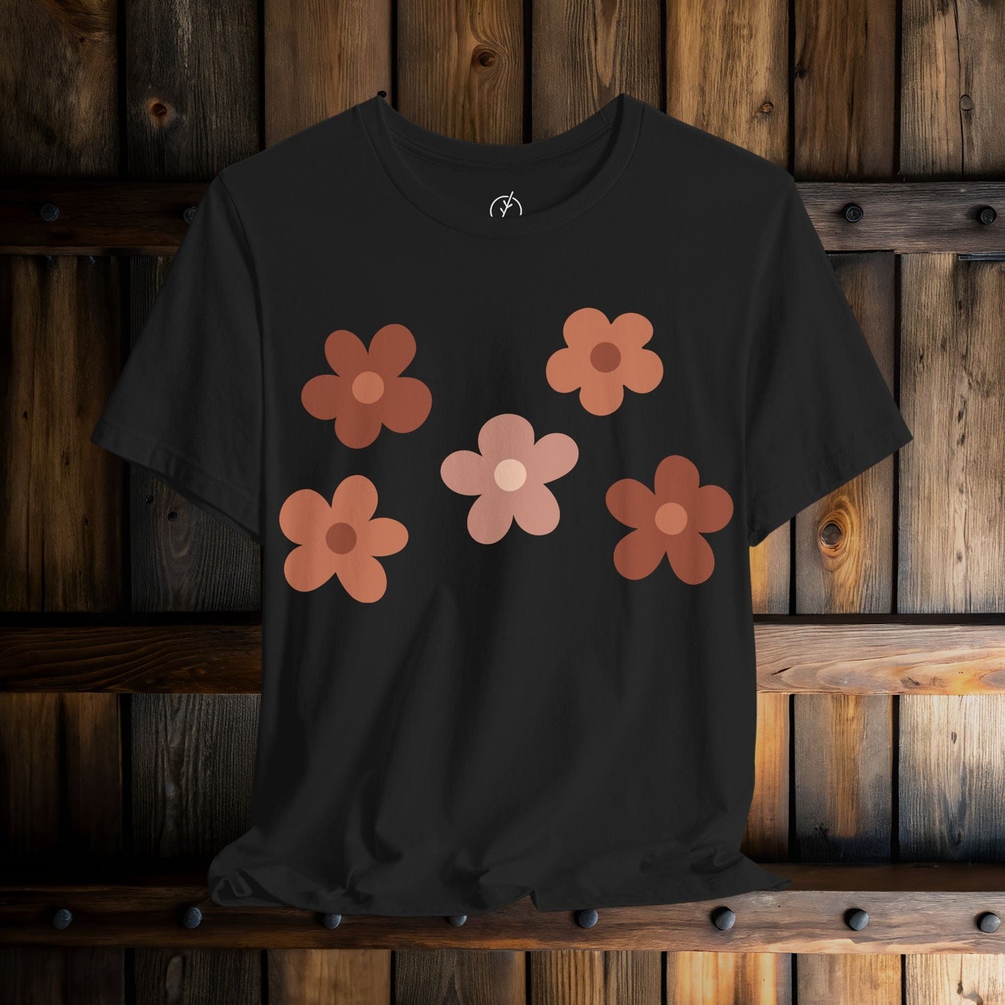 Terracotta Daisy Dots T-Shirt