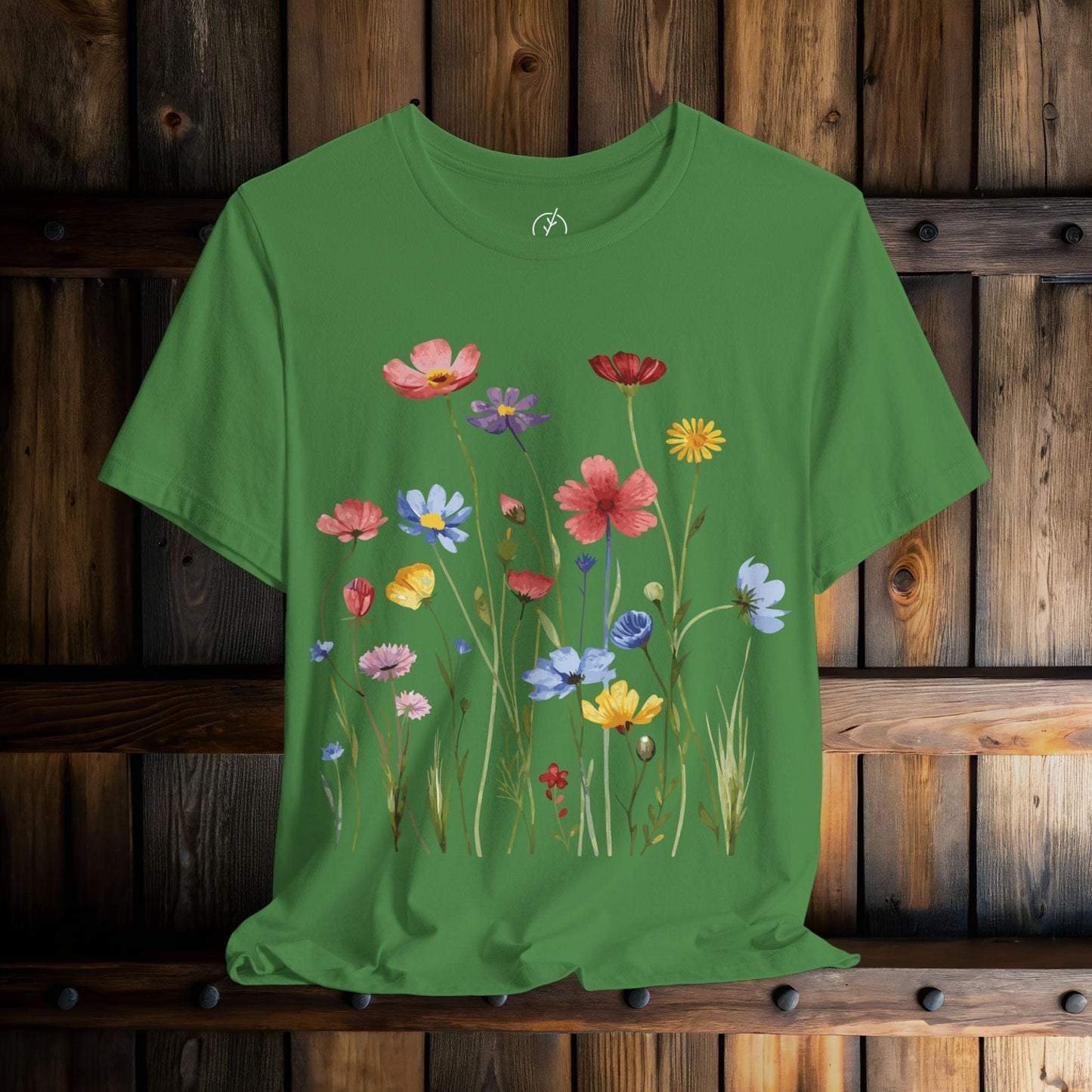 Rainbow Meadow Blooms T-Shirt