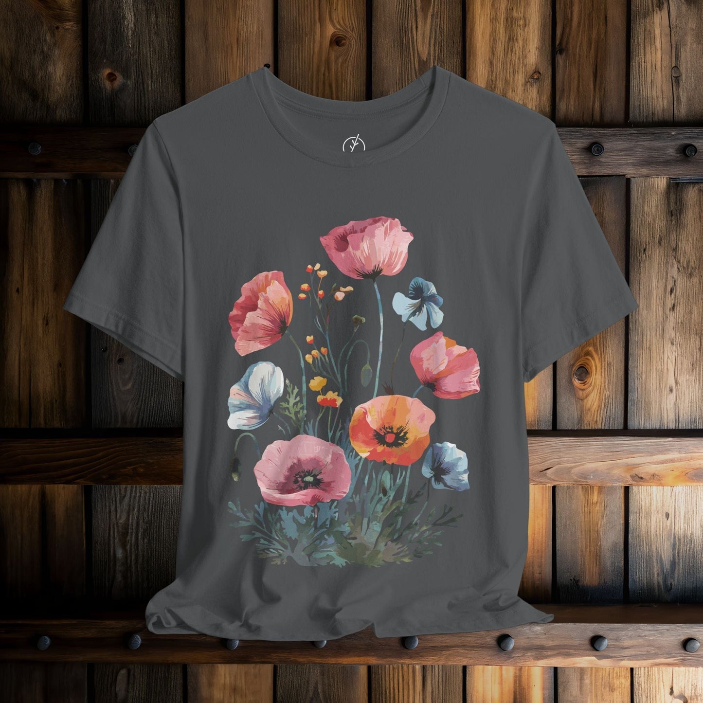 Pastel Poppy Bouquet T-Shirt