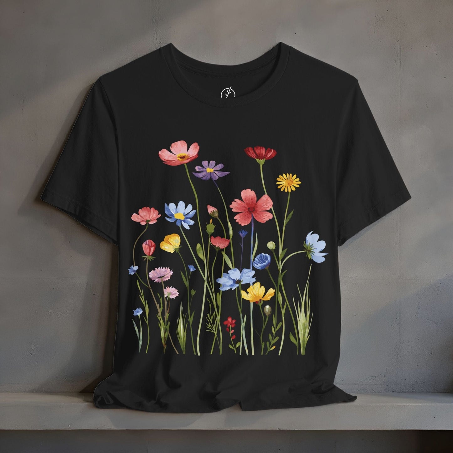 Rainbow Meadow Blooms T-Shirt