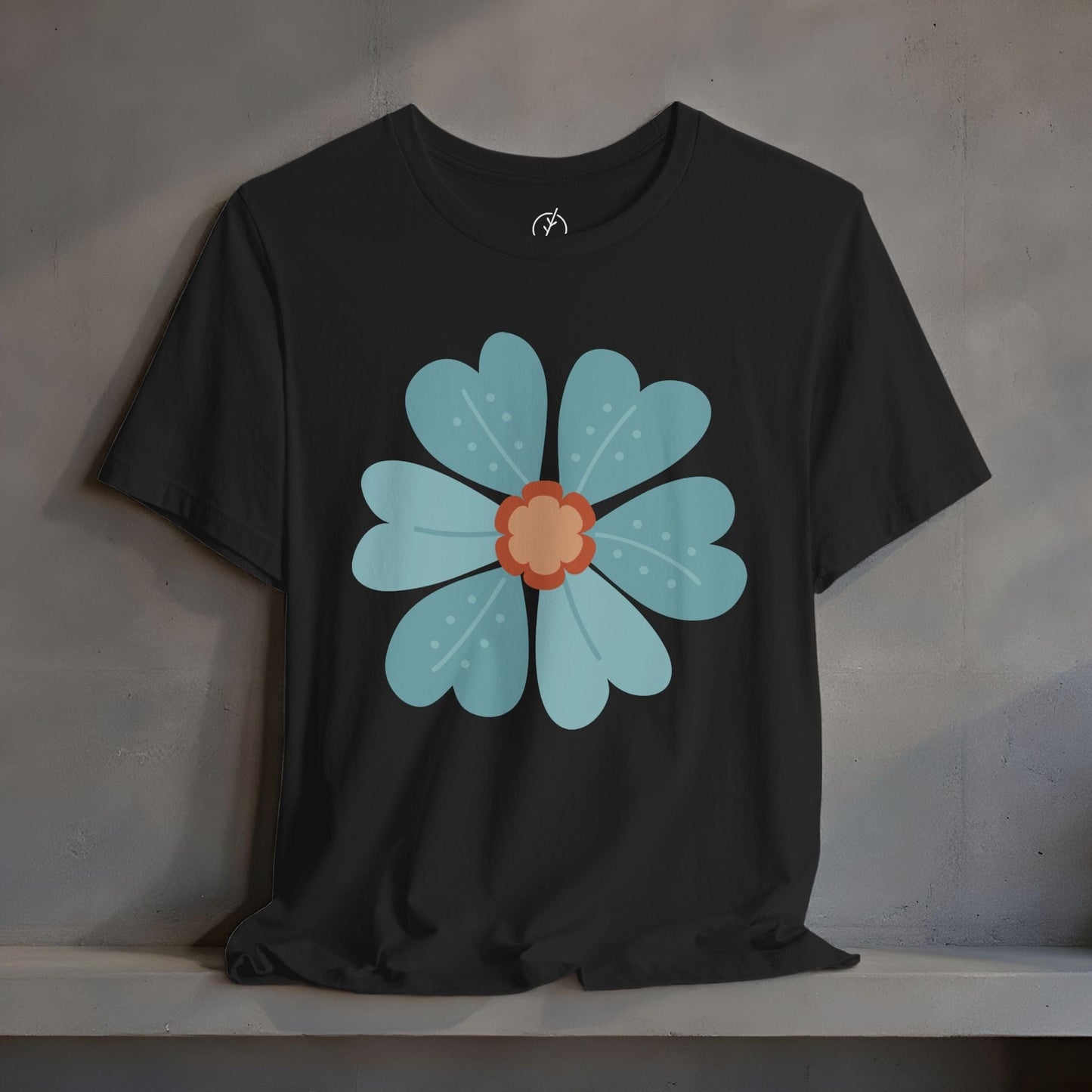 Teal Petal Medallion T-Shirt