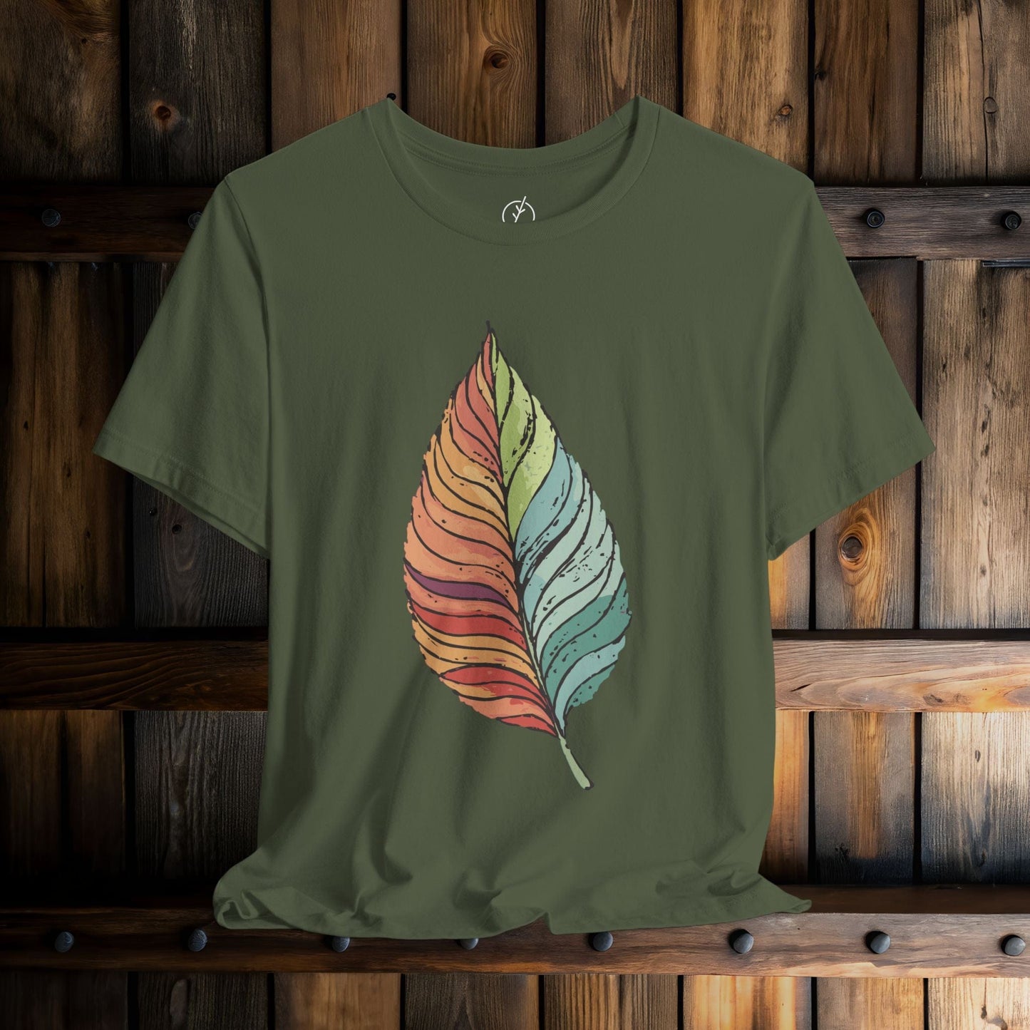 Colorwave Leaf T-Shirt