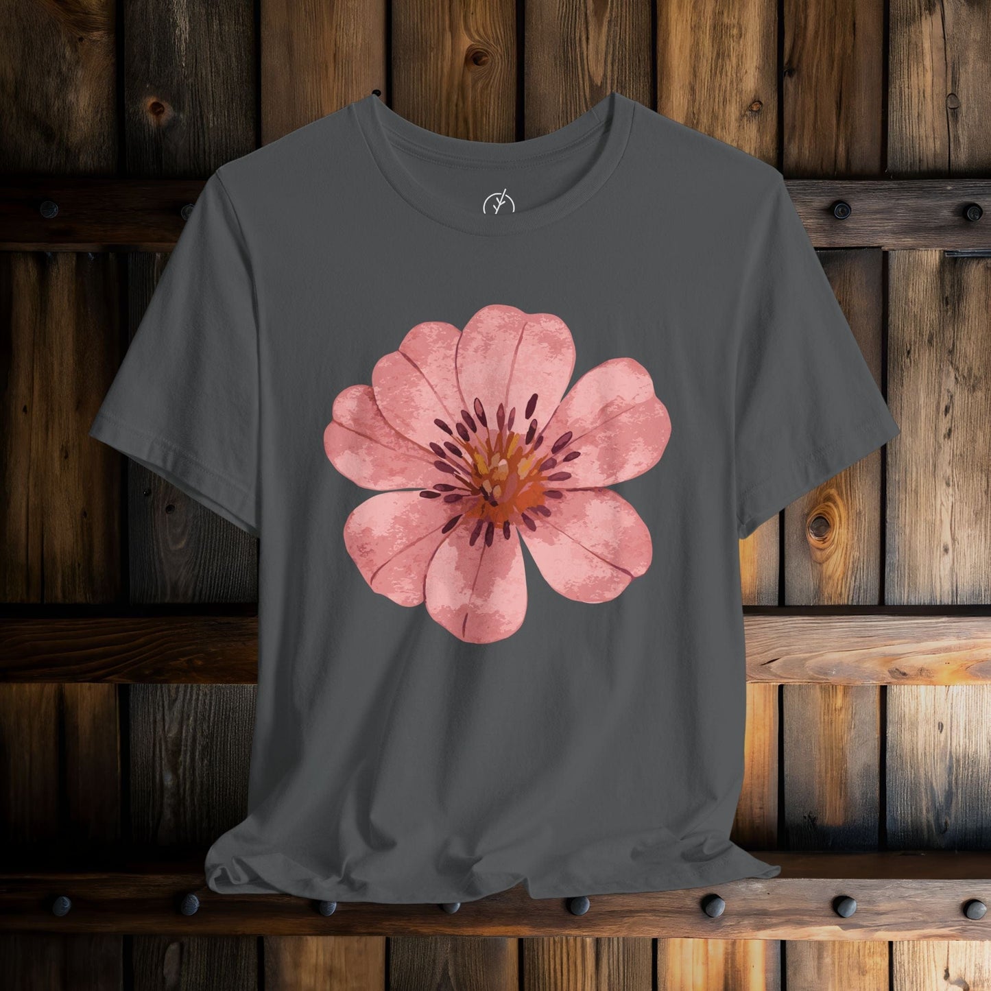 Blush Zinnia Bloom T-Shirt