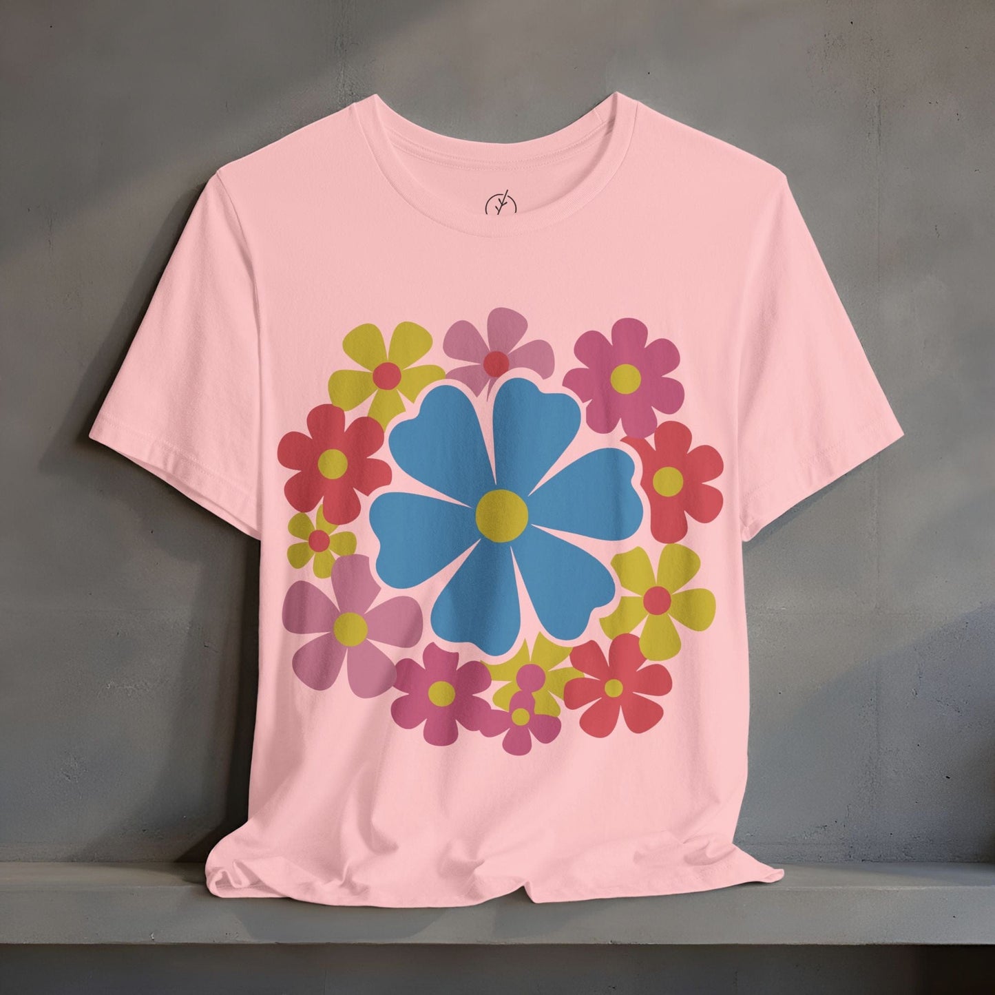 Flower Power Daisy Circle T-Shirt