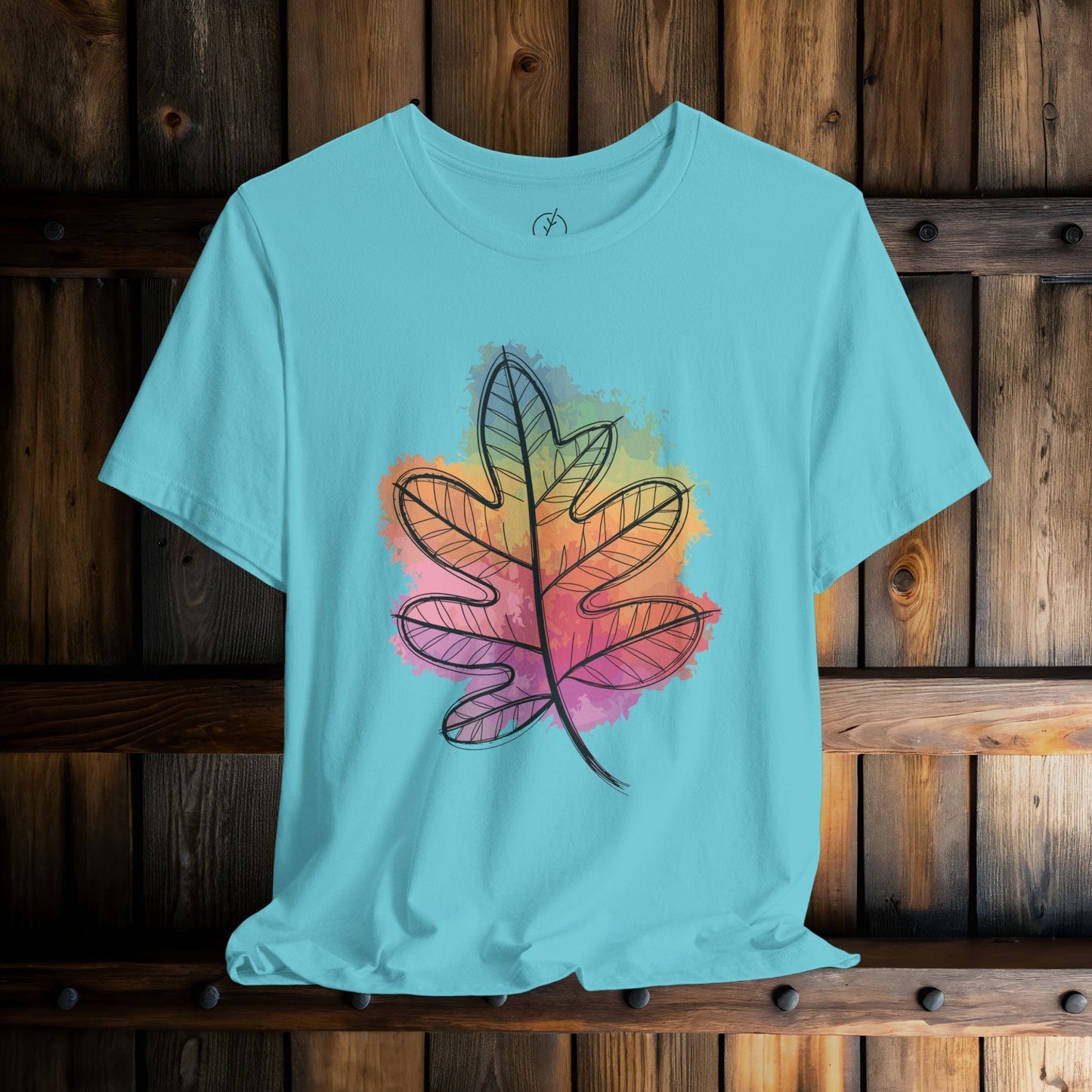 Rainbow Oak Leaf T-Shirt