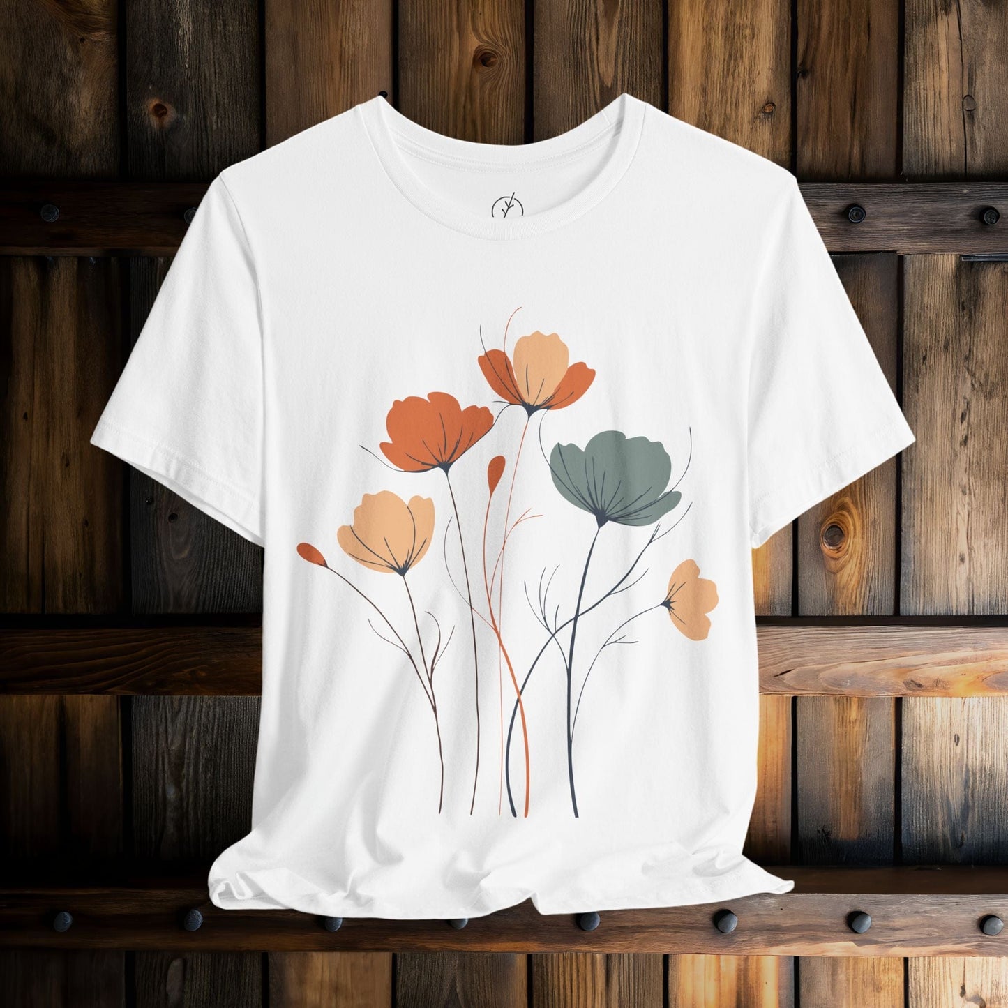Airy Line Blossoms T-Shirt