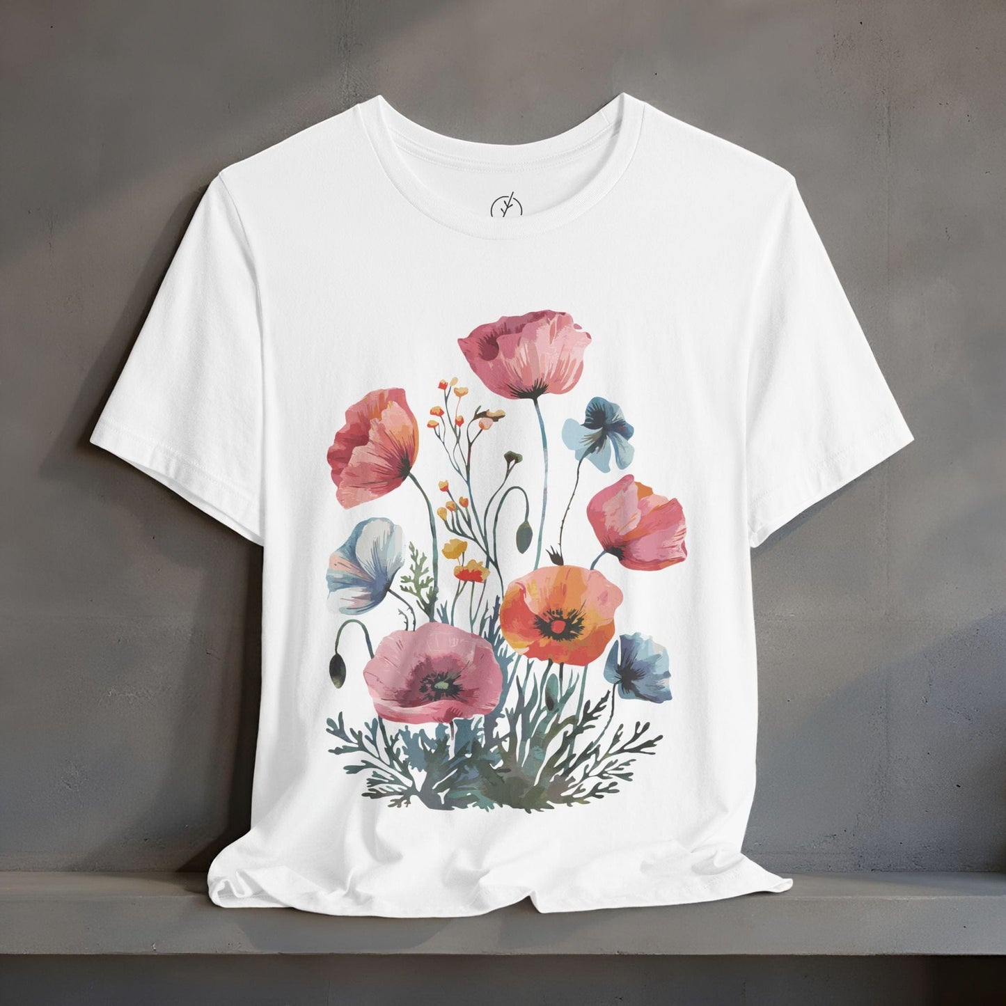 Pastel Poppy Bouquet T-Shirt