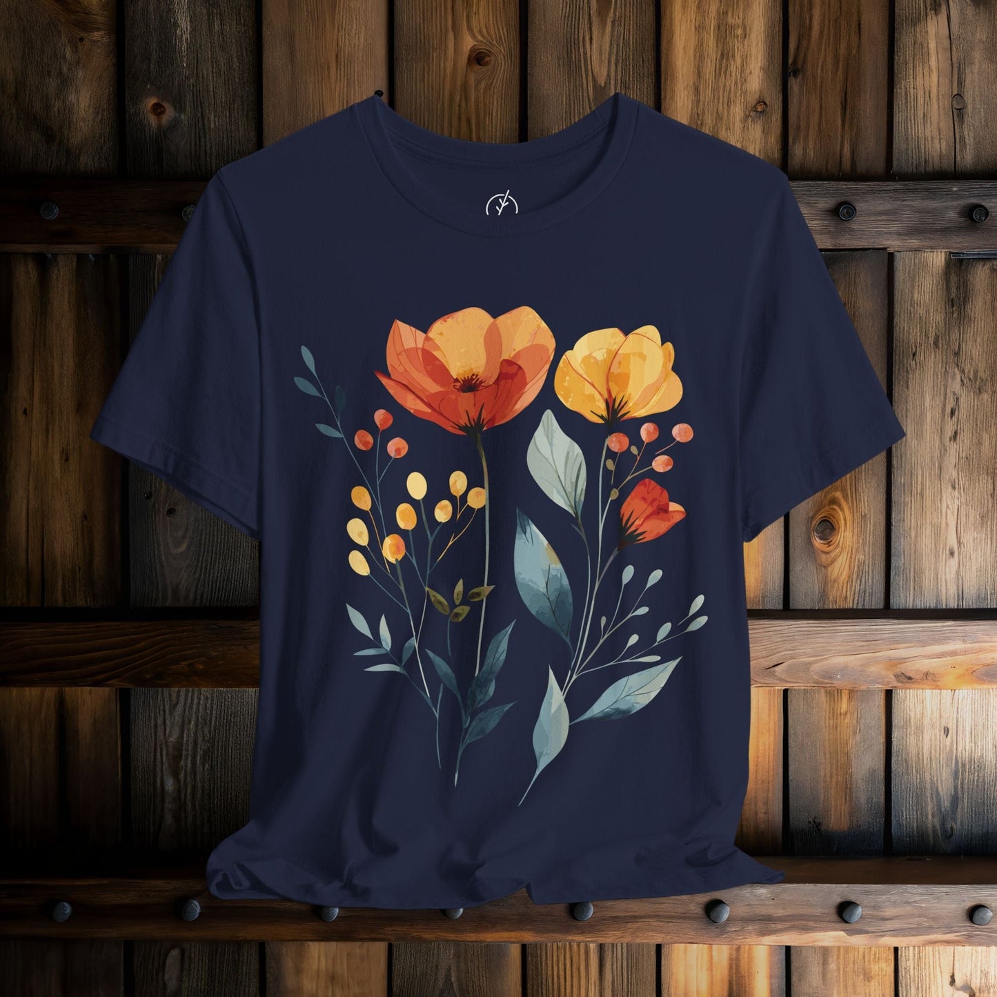 Saffron Bloom Sprigs T-Shirt