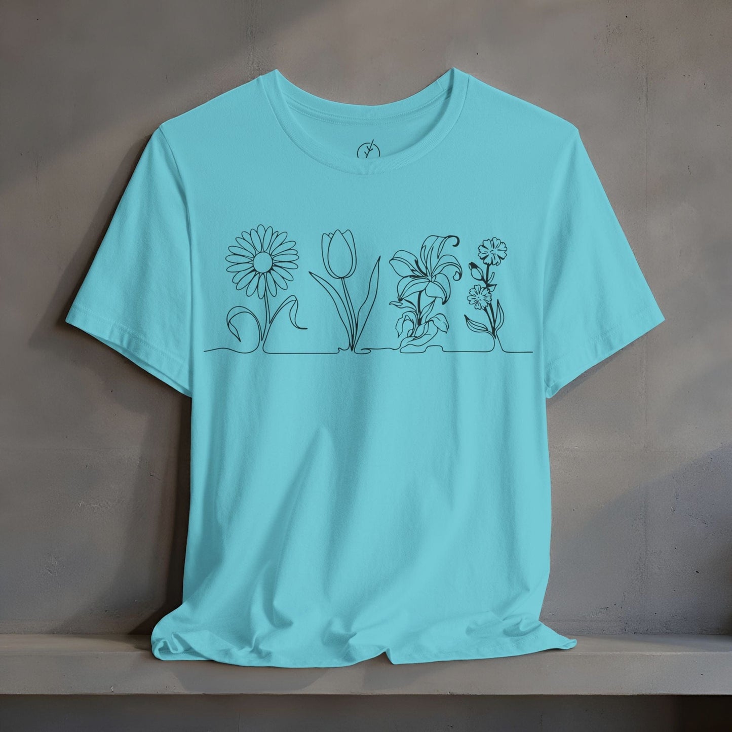 One Line Florals T-Shirt