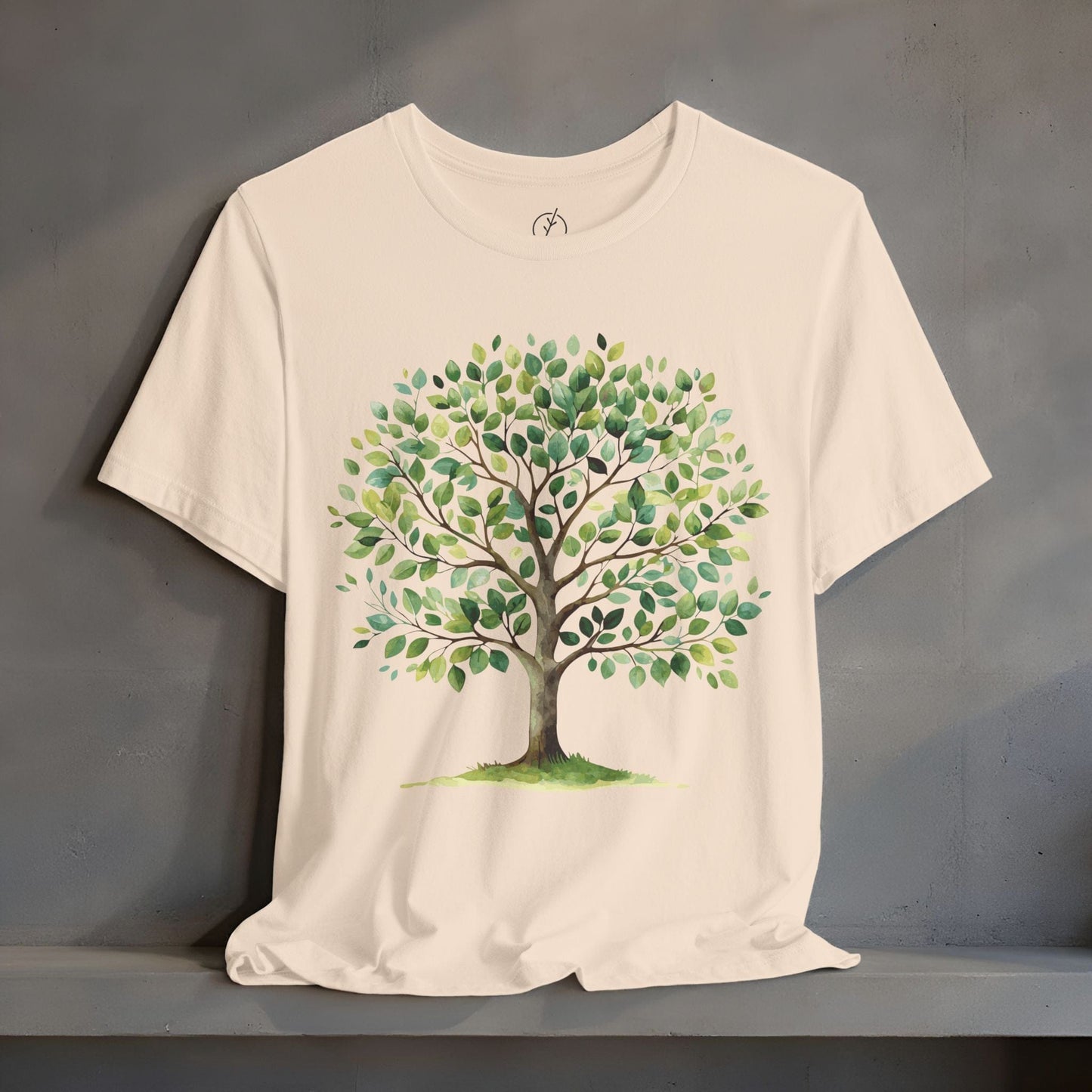 Verdant Watercolor Tree T-Shirt