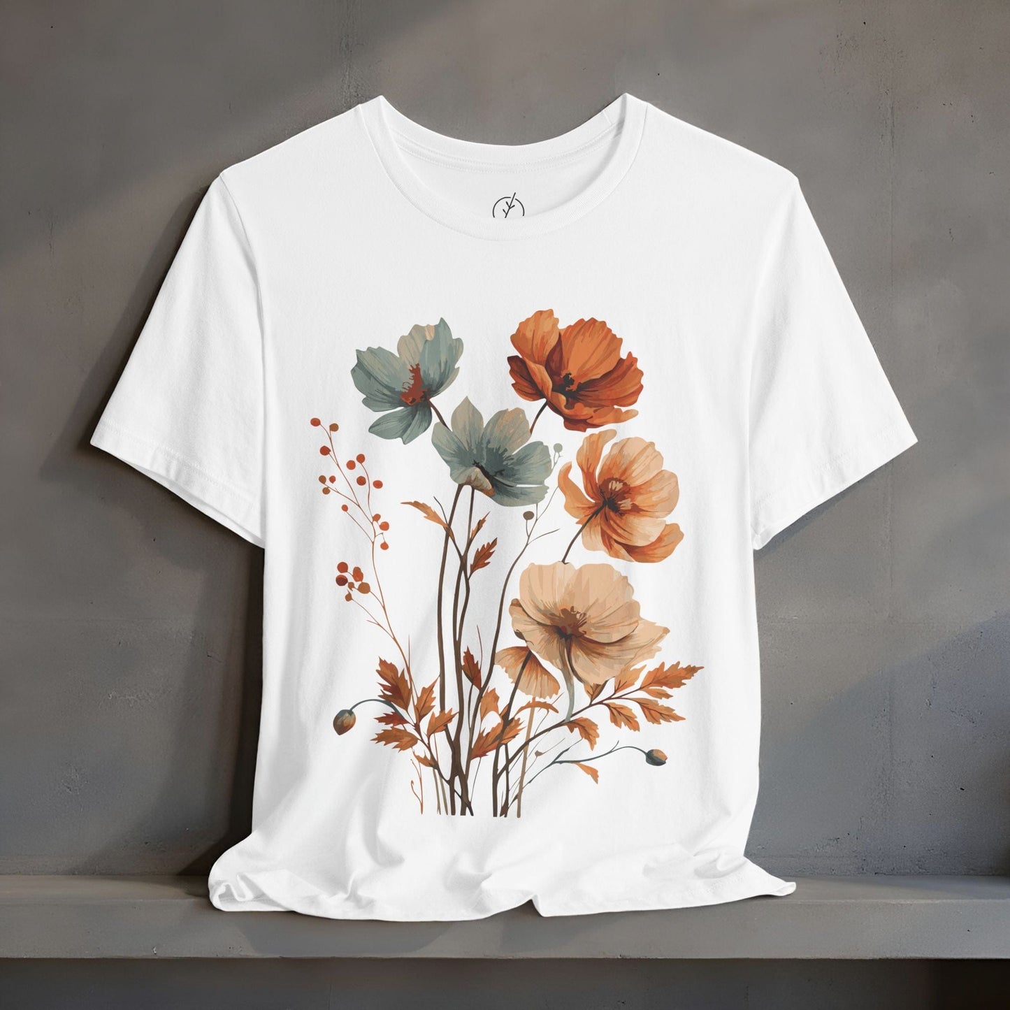 Terracotta Poppy Spray T-Shirt