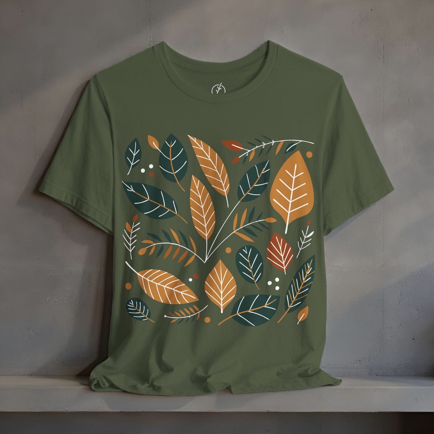 Autumn Leaf Pattern T-Shirt