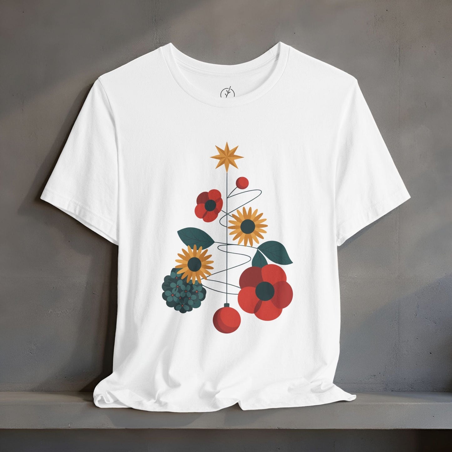 Floral Stem Tree T-Shirt