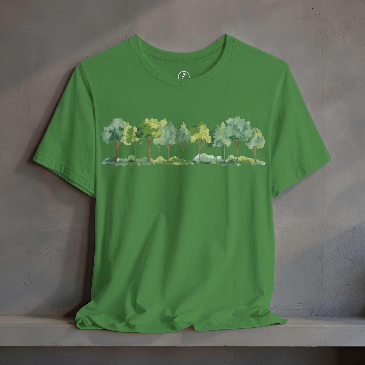 Watercolor Grove Border T-Shirt