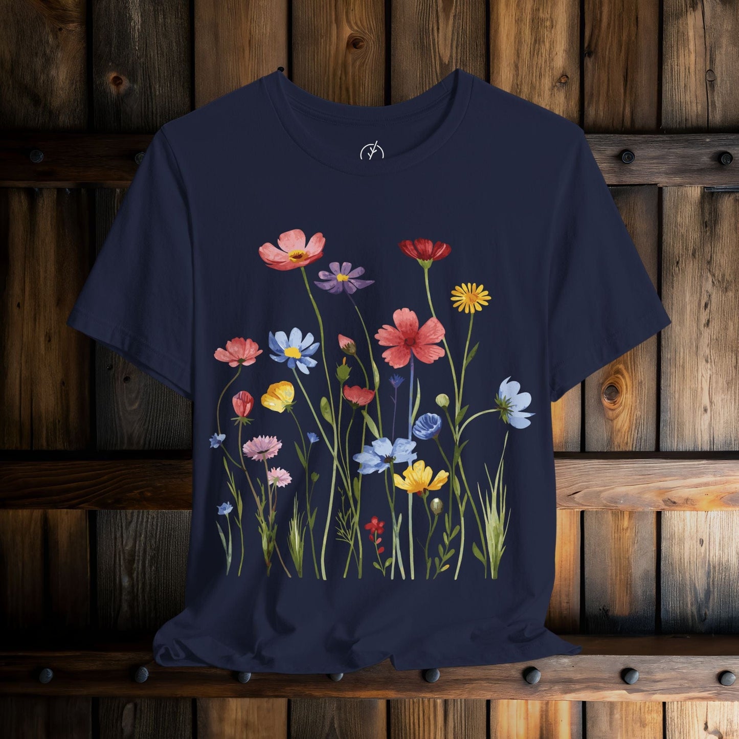 Rainbow Meadow Blooms T-Shirt
